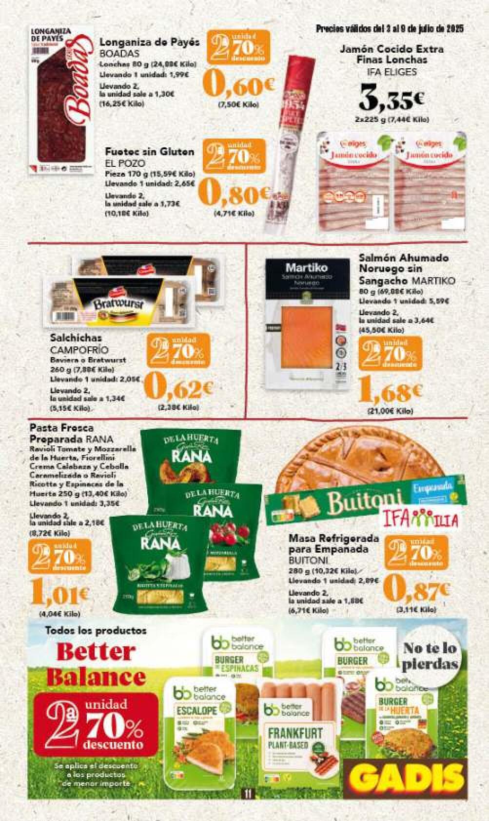 Ofertas semanales Gadis. Página 11