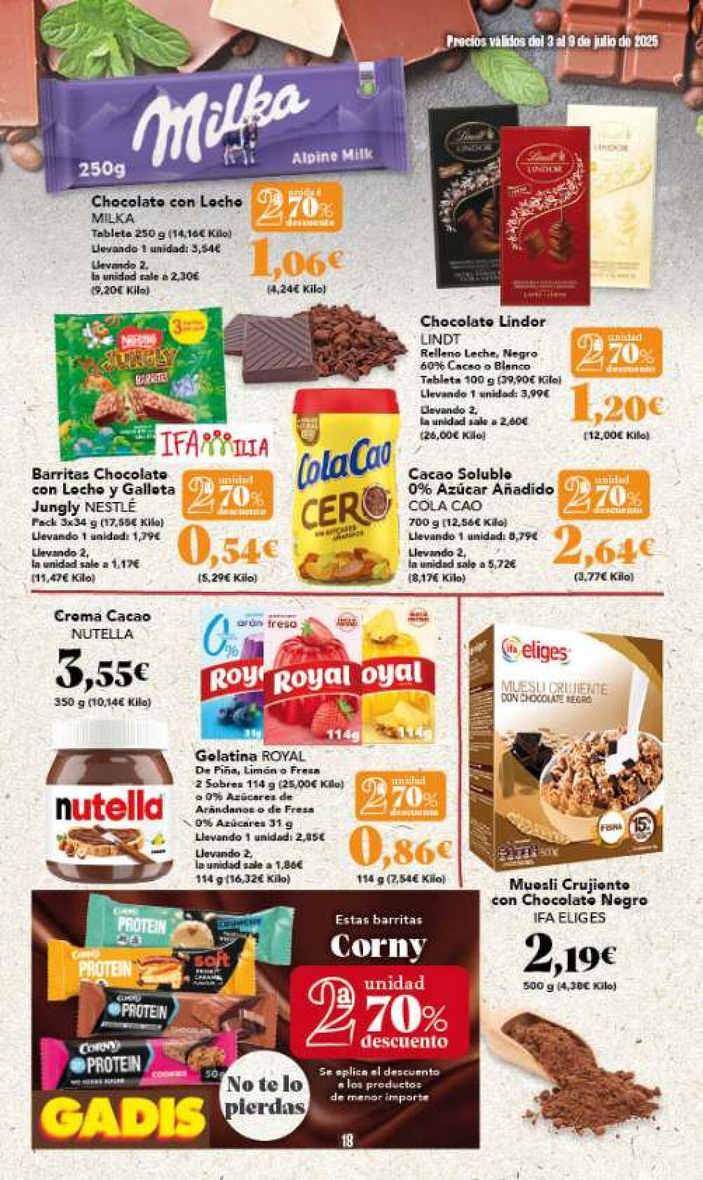Ofertas semanales Gadis. Página 18