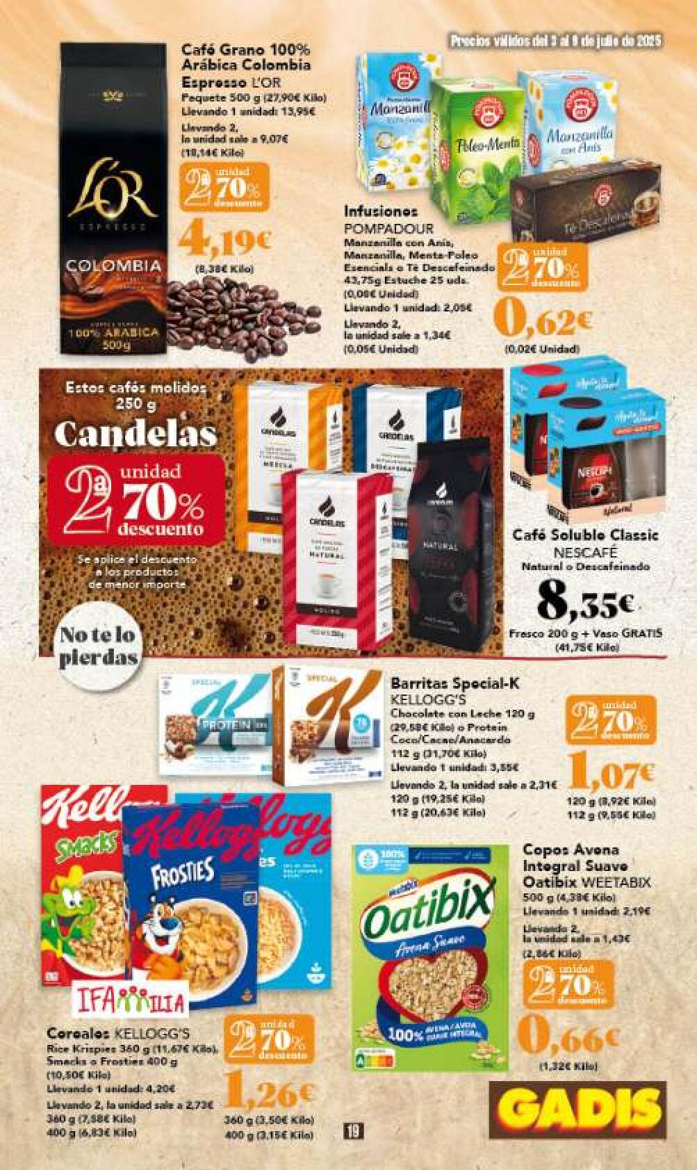 Ofertas semanales Gadis. Página 19