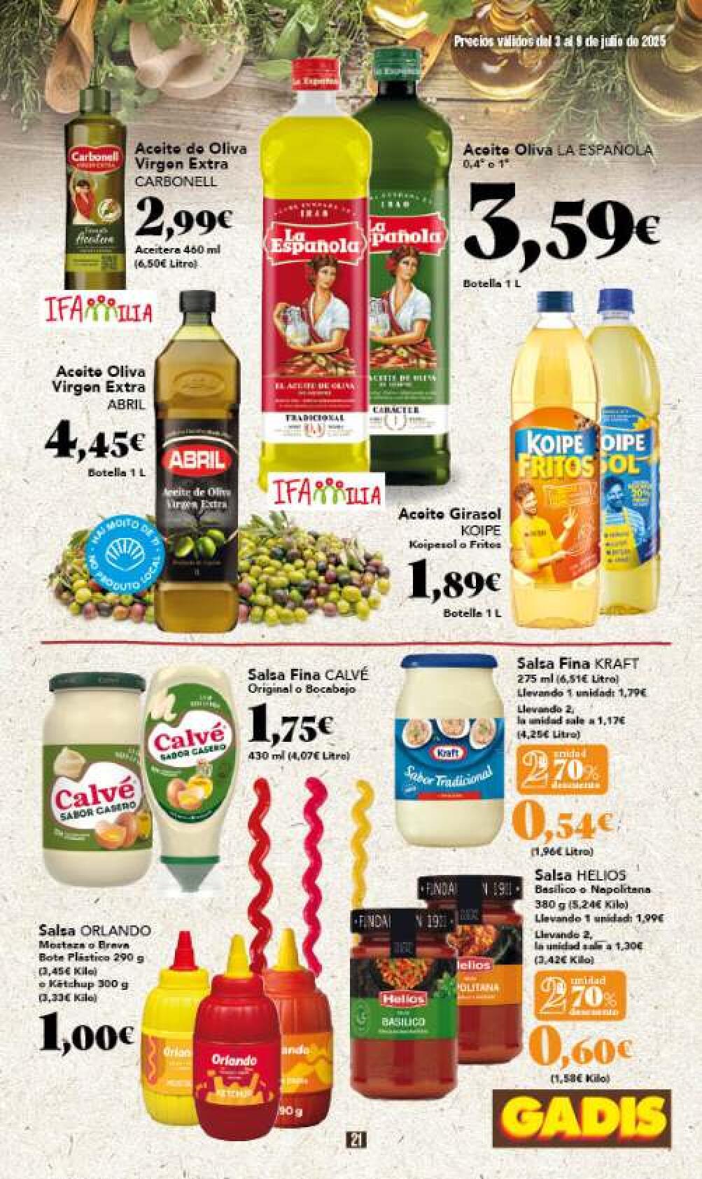 Ofertas semanales Gadis. Página 21