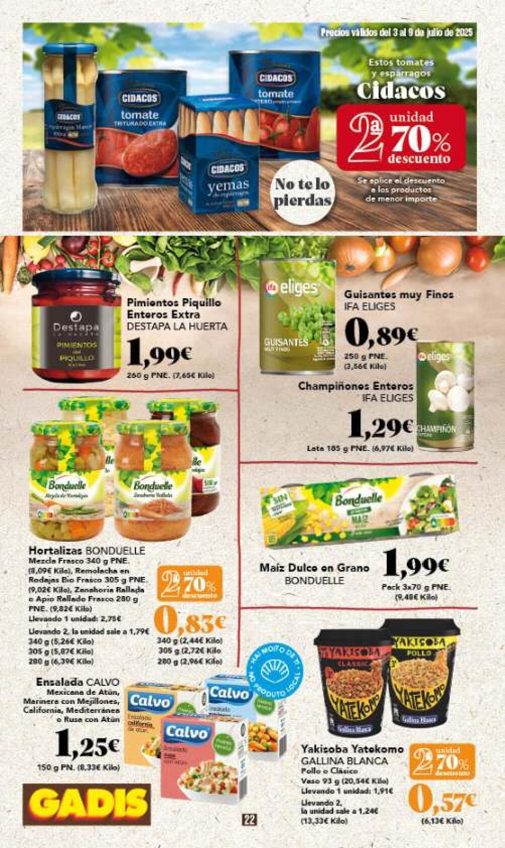 Ofertas semanales Gadis. Página 22