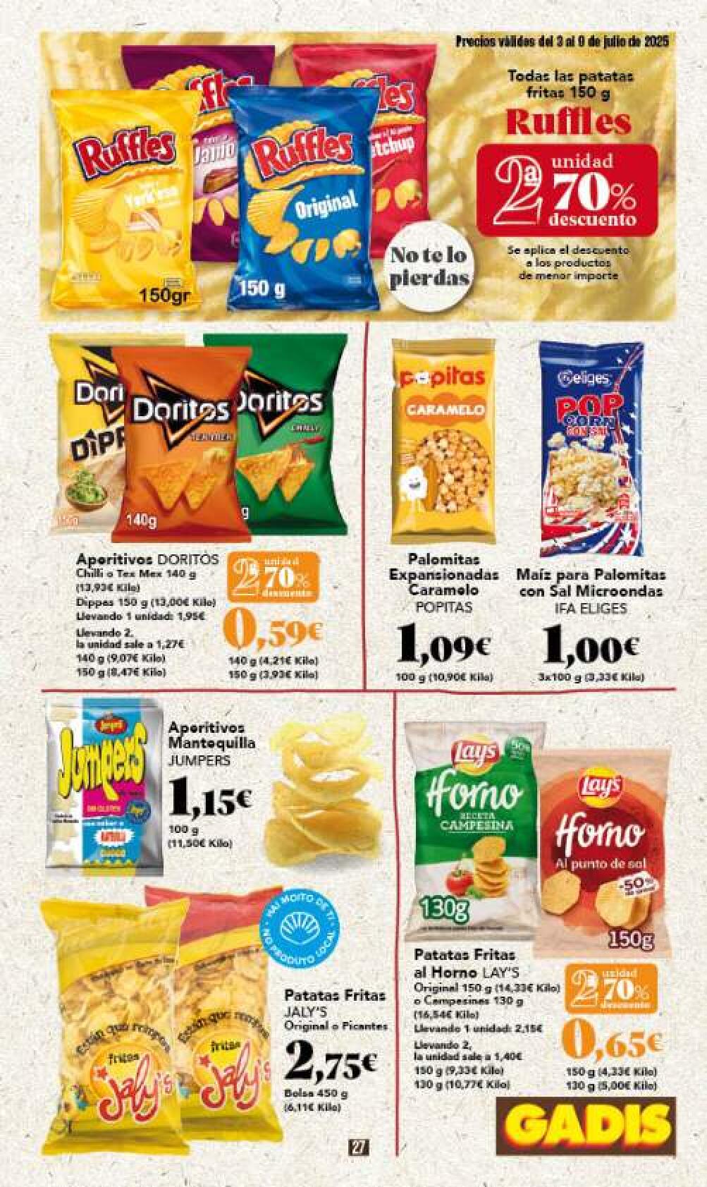 Ofertas semanales Gadis. Página 27