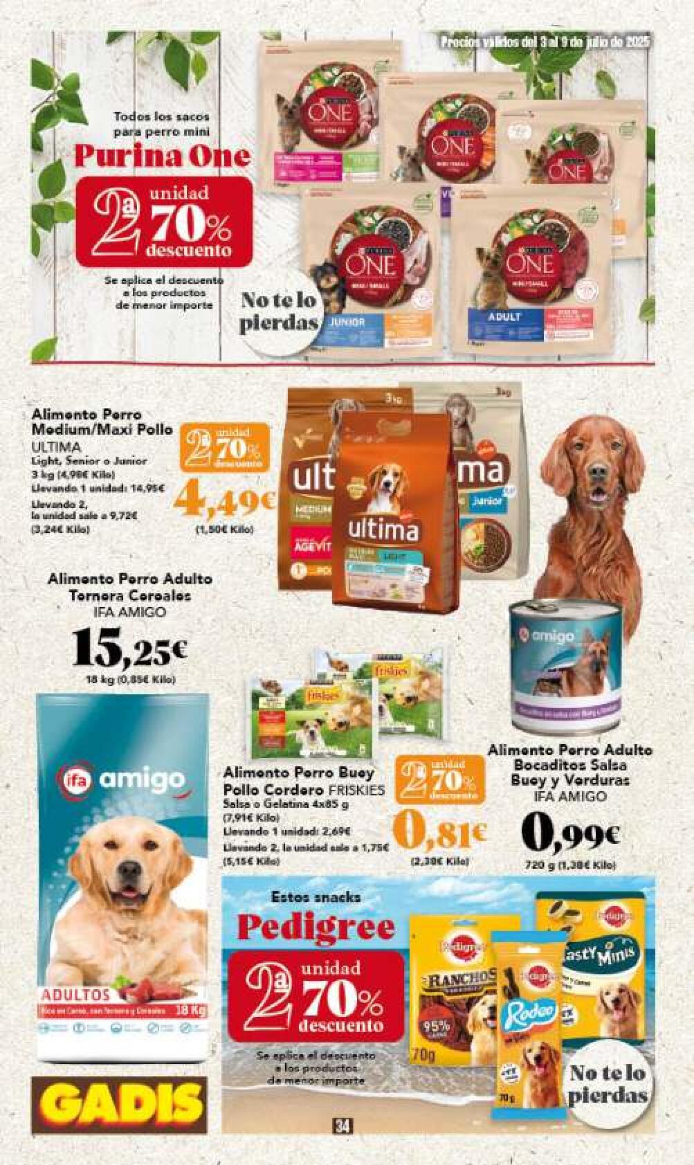 Ofertas semanales Gadis. Página 34
