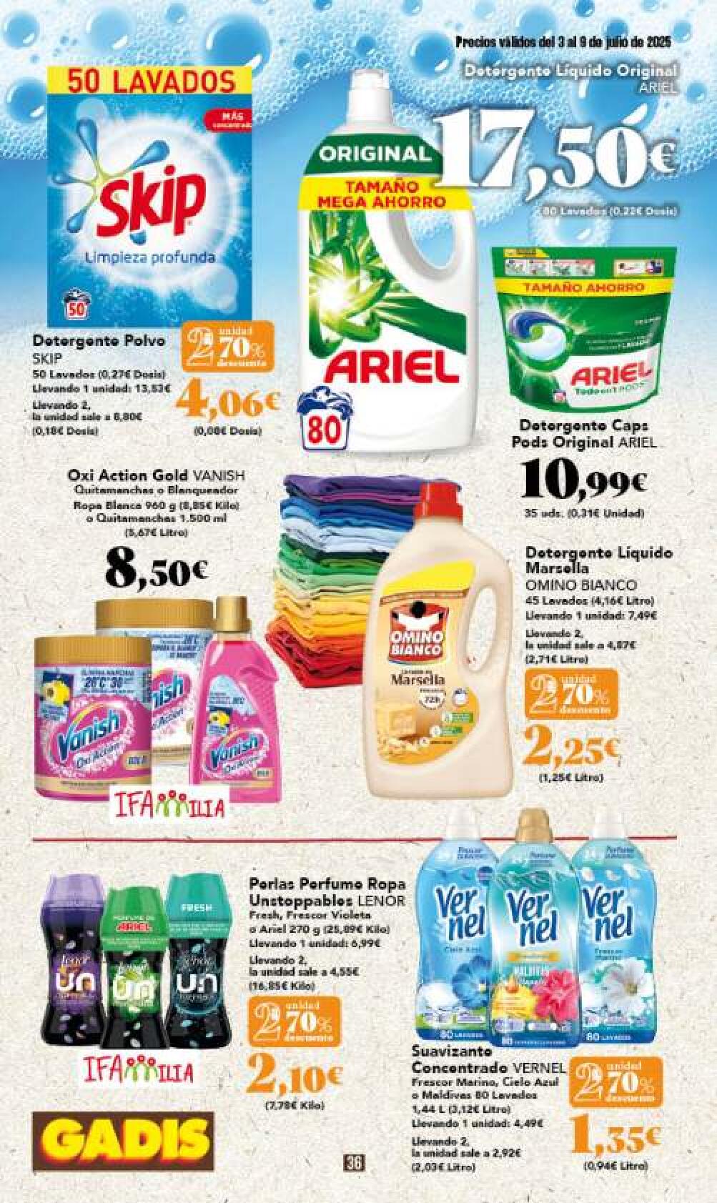 Ofertas semanales Gadis. Página 36