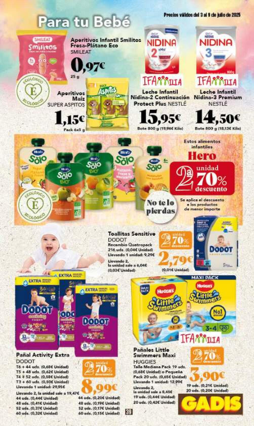 Ofertas semanales Gadis. Página 39