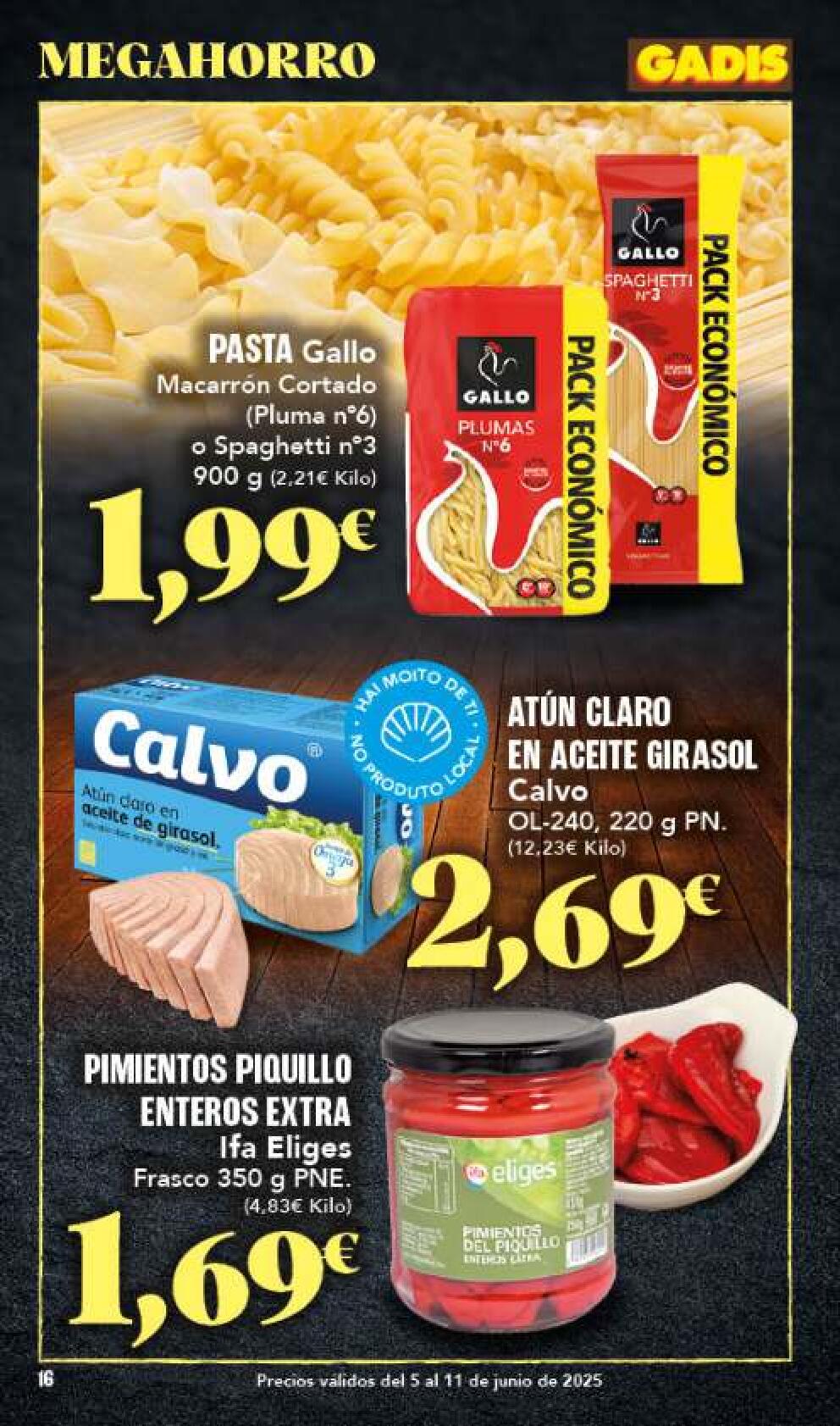 Ofertas semanales Gadis. Página 16