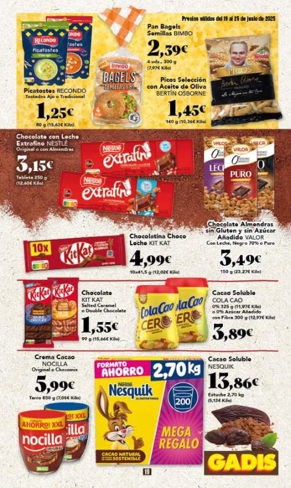 Ofertas semanales Gadis. Página 19
