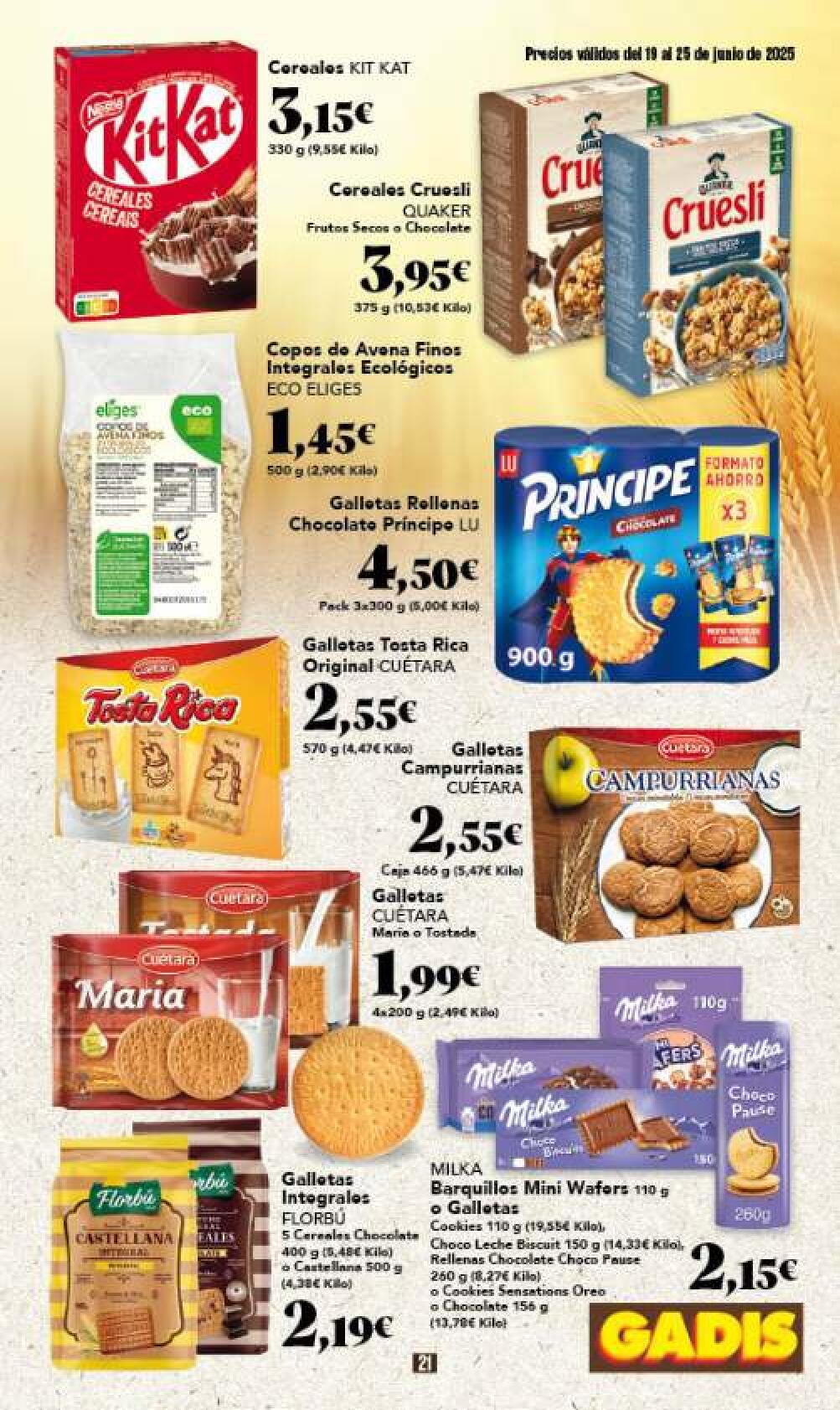 Ofertas semanales Gadis. Página 21