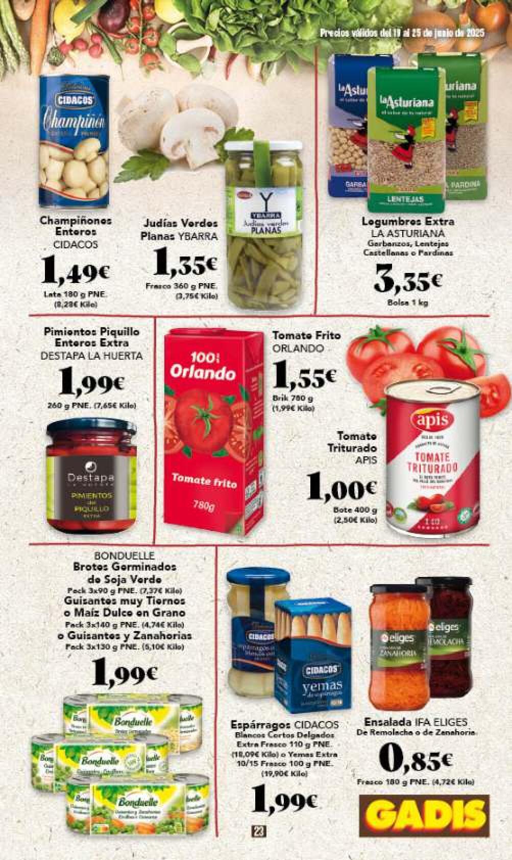 Ofertas semanales Gadis. Página 23