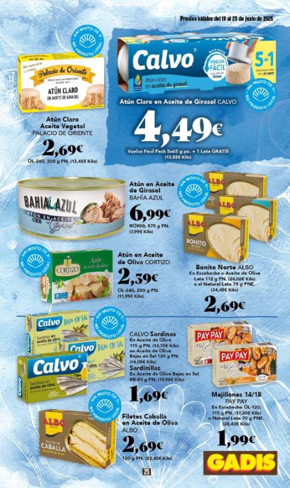 Ofertas semanales Gadis. Página 25