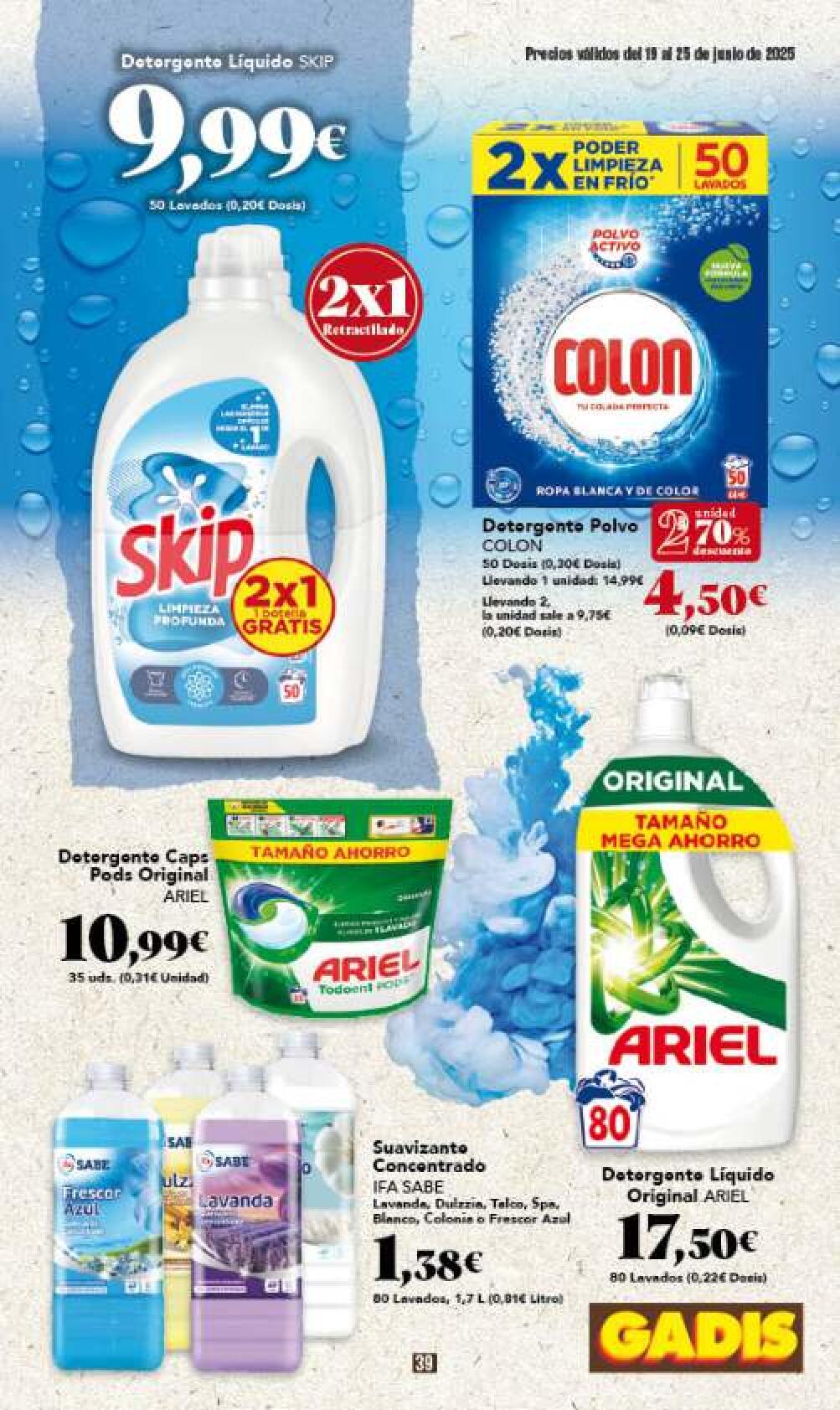 Ofertas semanales Gadis. Página 39