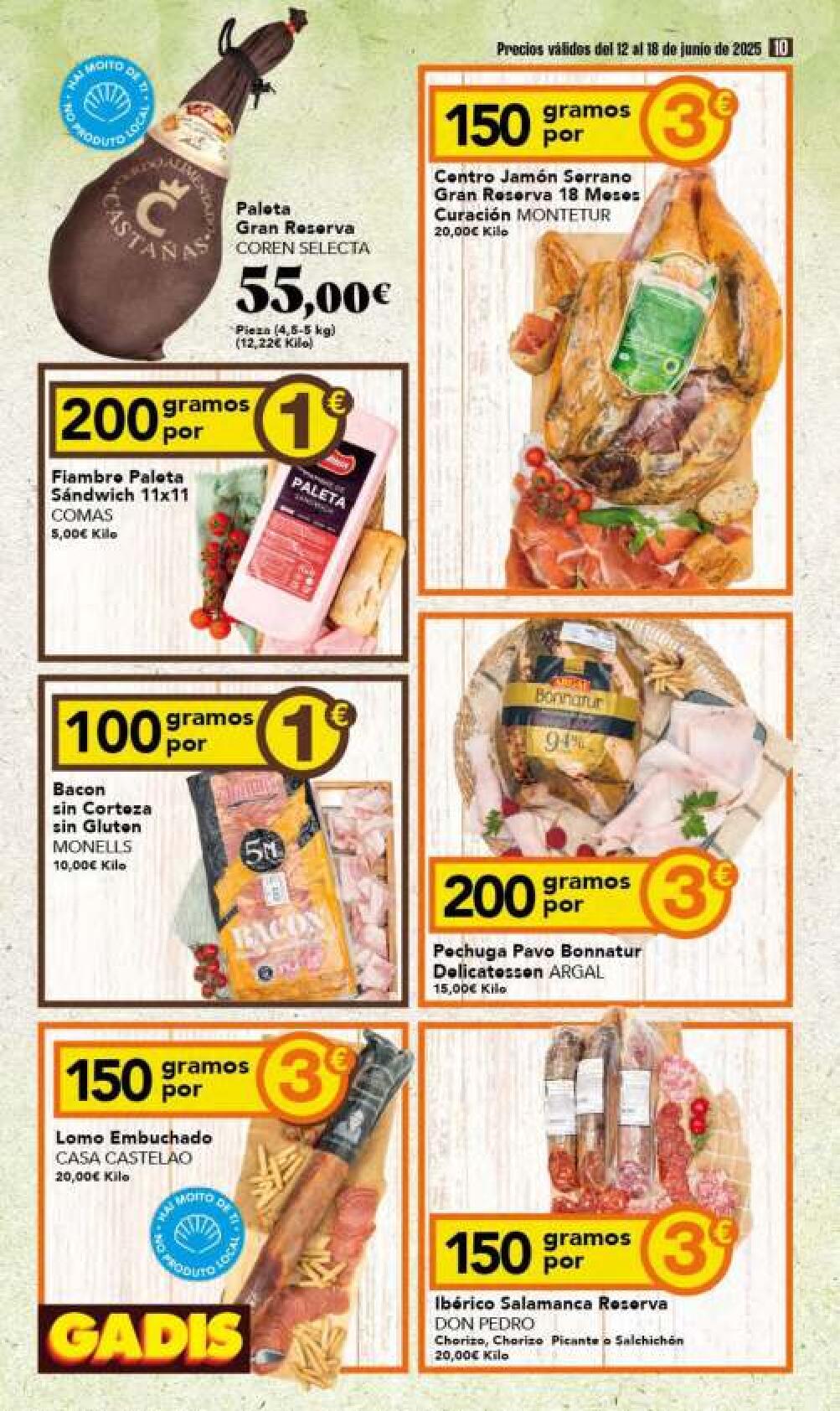 Precios redondos Gadis. Página 10