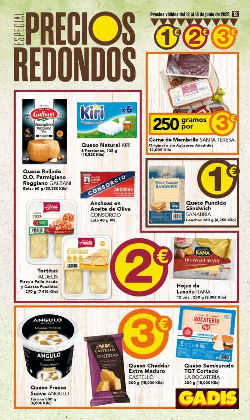 Precios redondos Gadis. Página 13