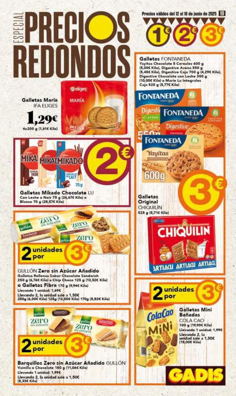 Precios redondos Gadis. Página 19