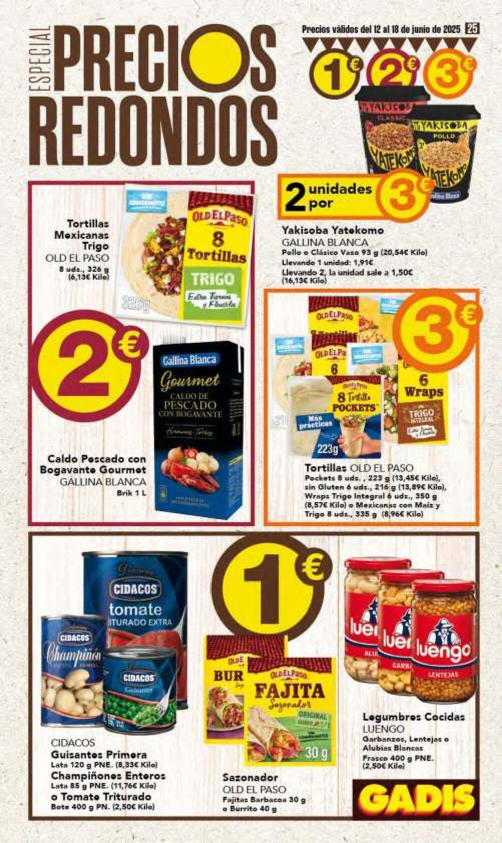 Precios redondos Gadis. Página 25