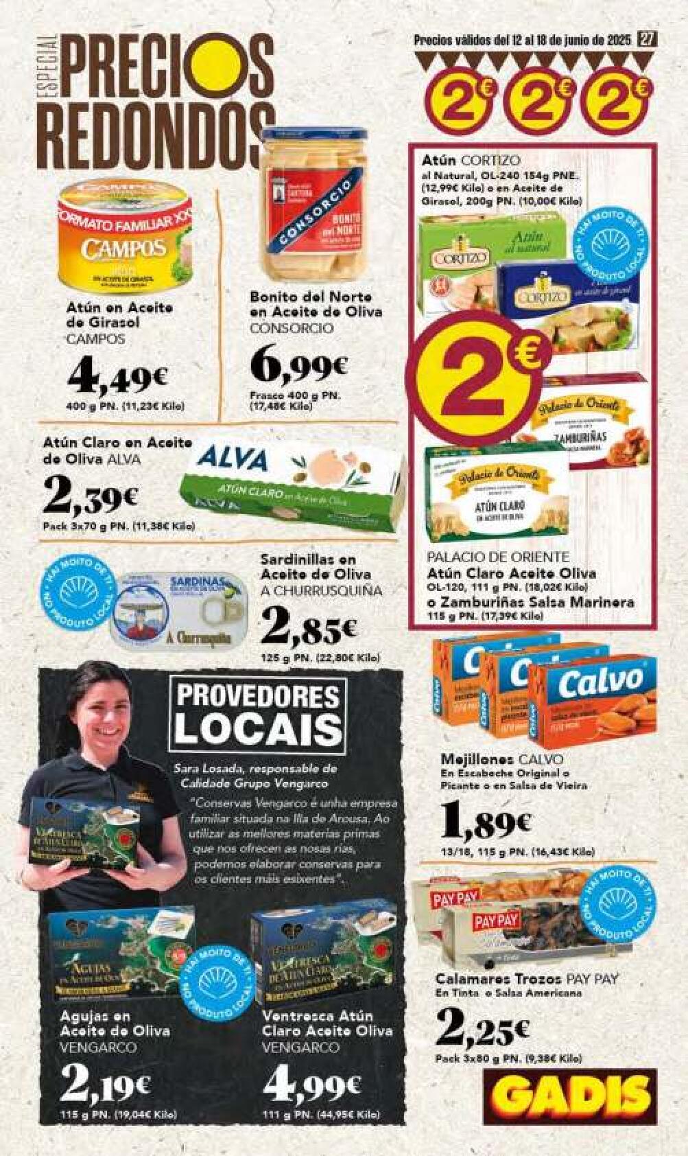 Precios redondos Gadis. Página 27