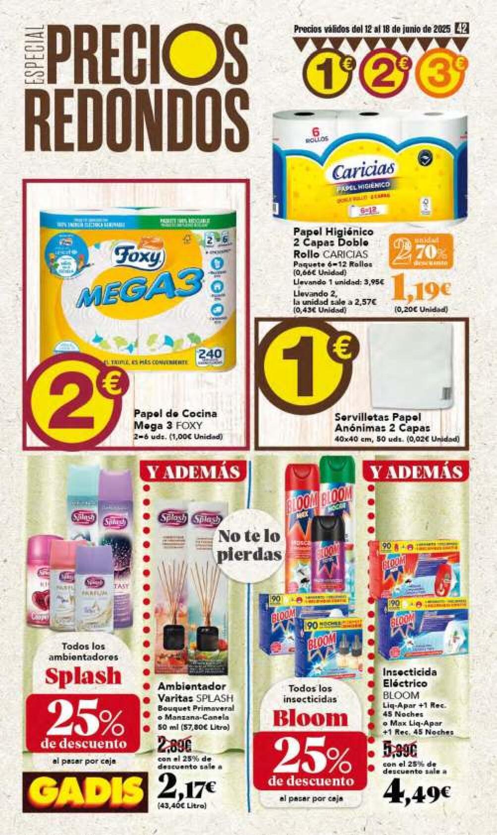 Precios redondos Gadis. Página 42