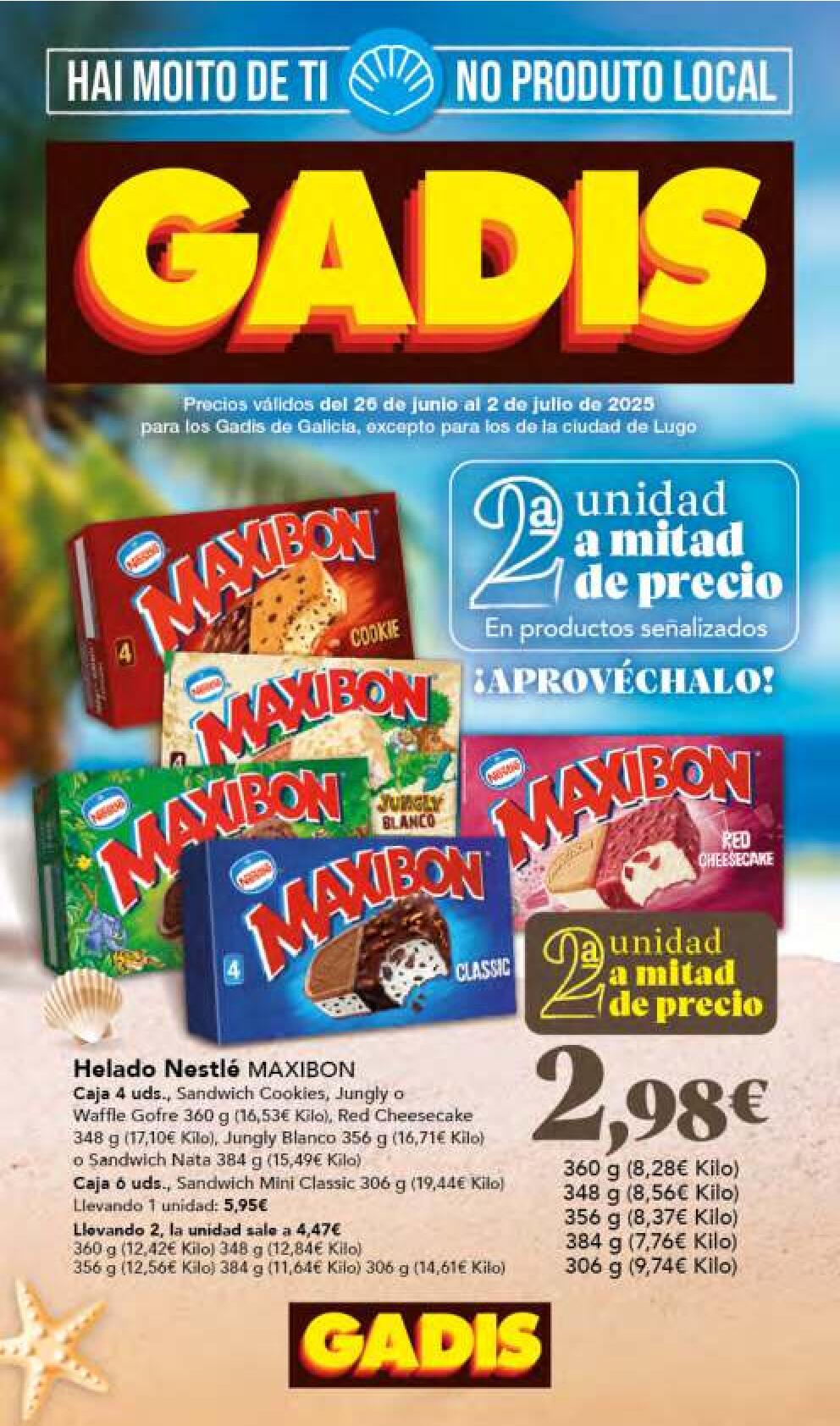 Segunda unidad a mitad de precio Gadis. Página 01