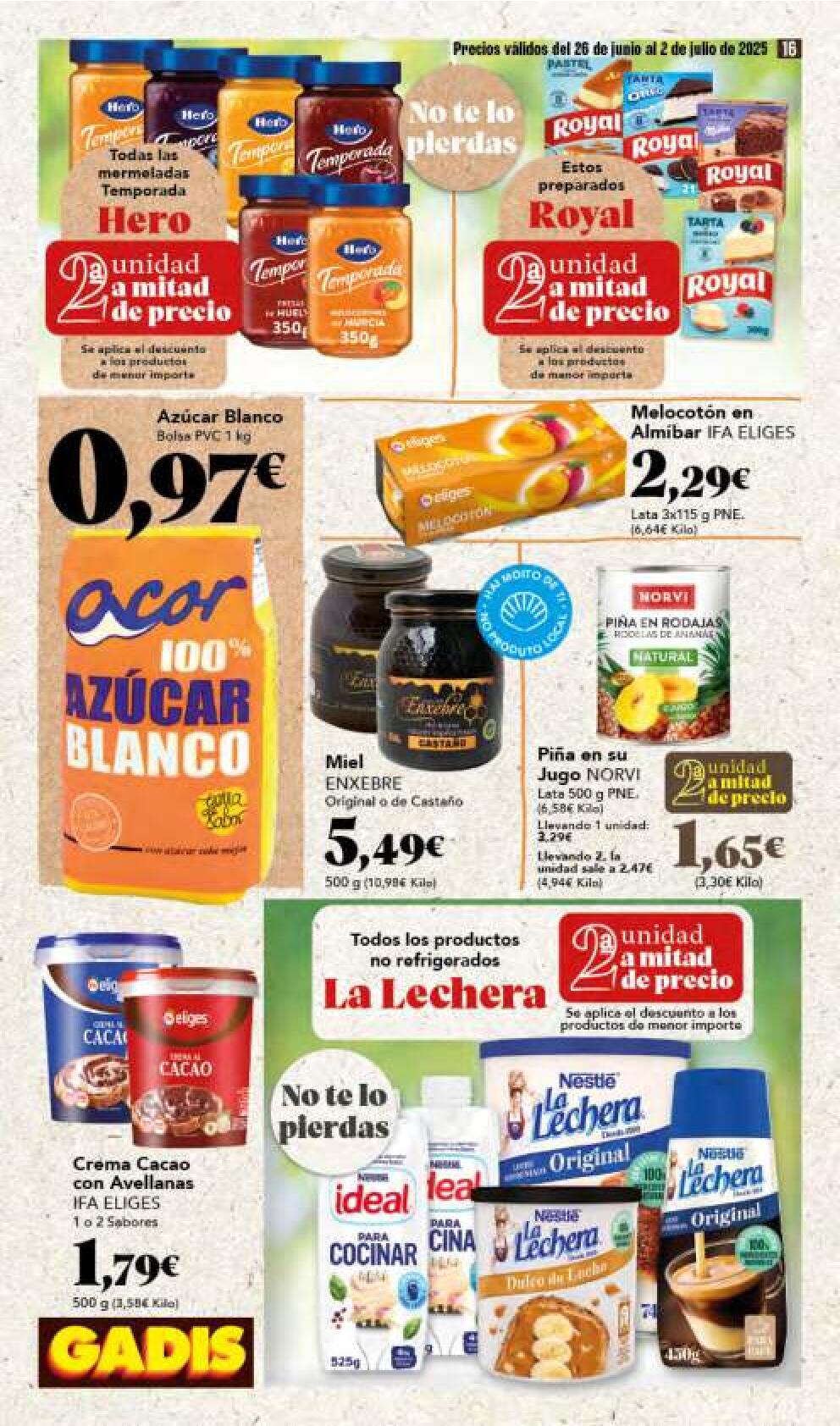 Segunda unidad a mitad de precio Gadis. Página 16