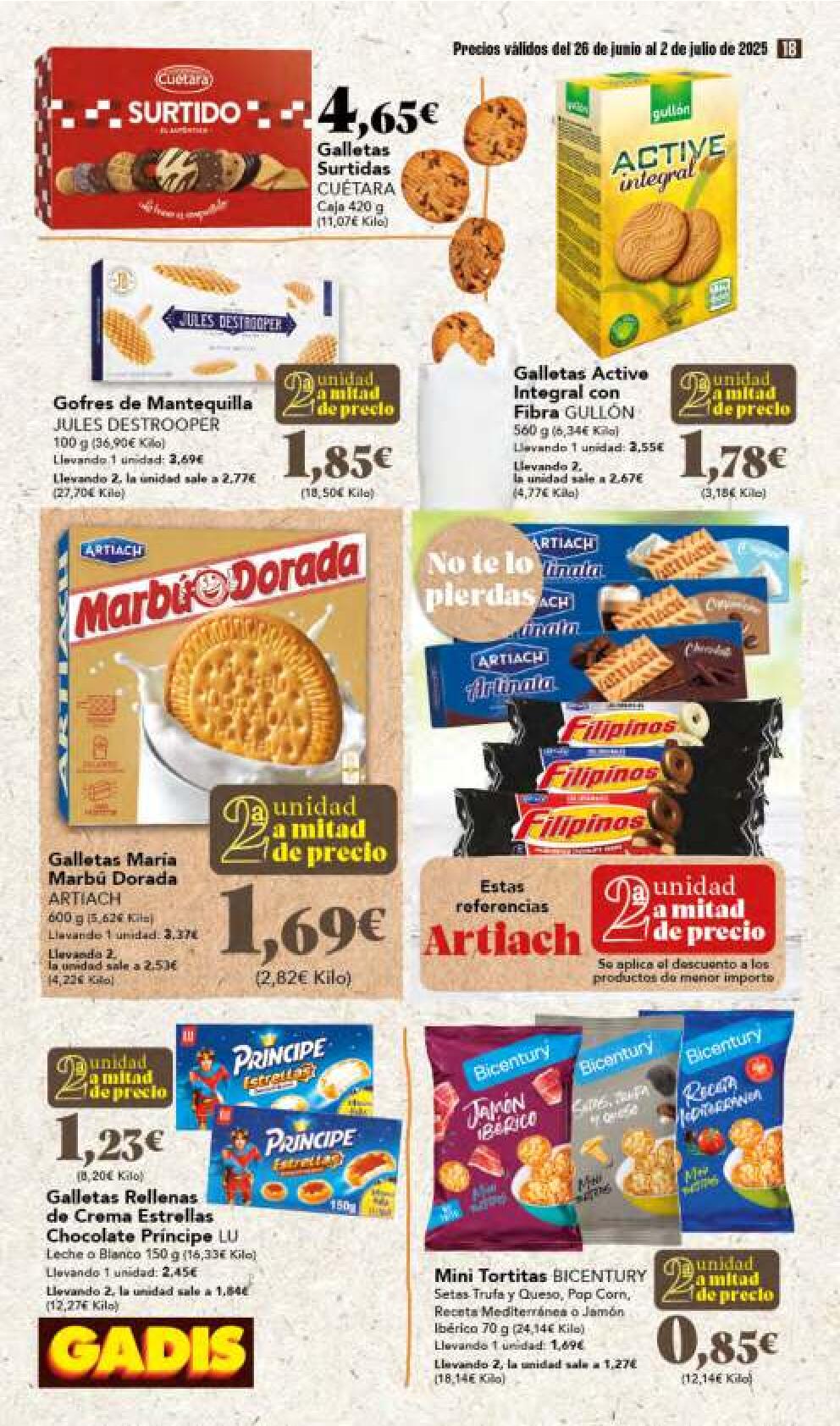 Segunda unidad a mitad de precio Gadis. Página 18