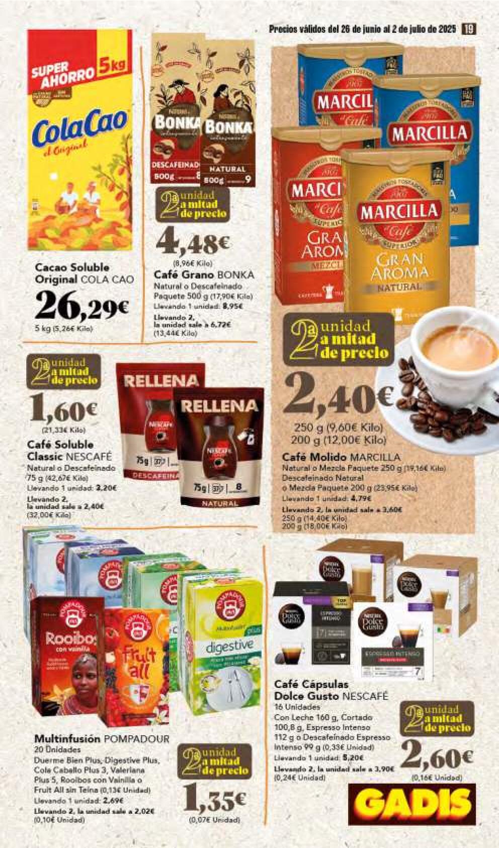 Segunda unidad a mitad de precio Gadis. Página 19