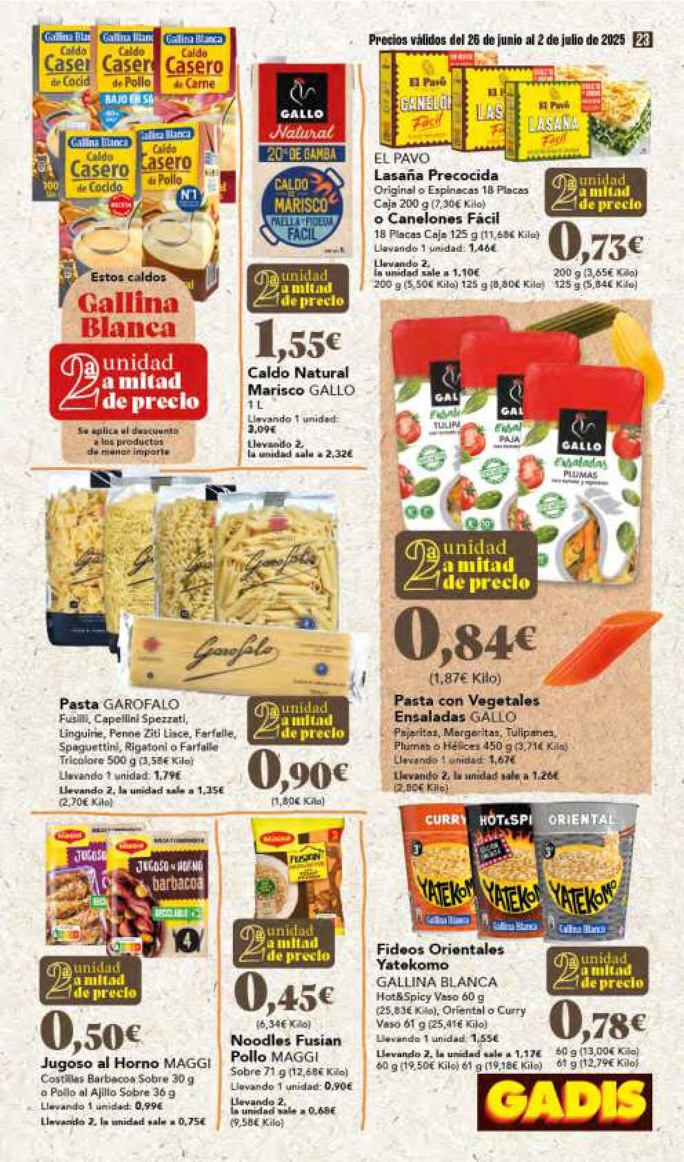 Segunda unidad a mitad de precio Gadis. Página 23