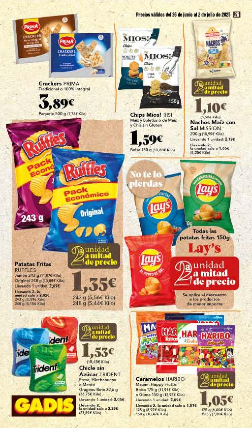 Segunda unidad a mitad de precio Gadis. Página 26