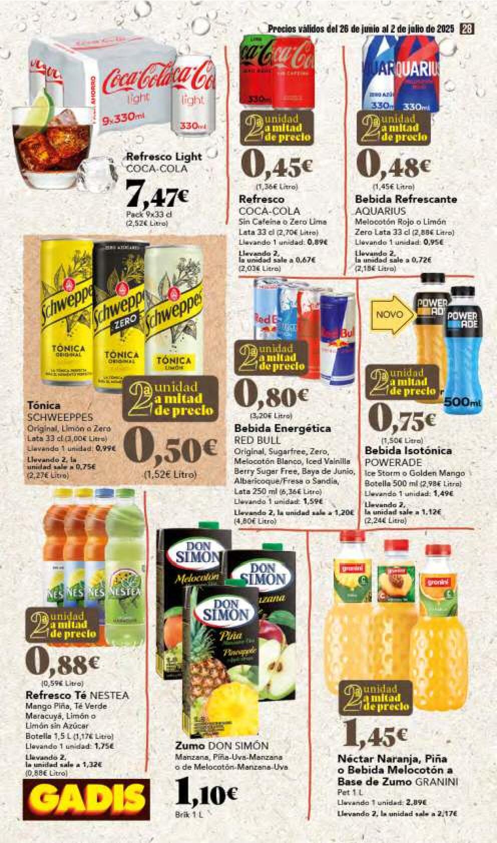 Segunda unidad a mitad de precio Gadis. Página 28