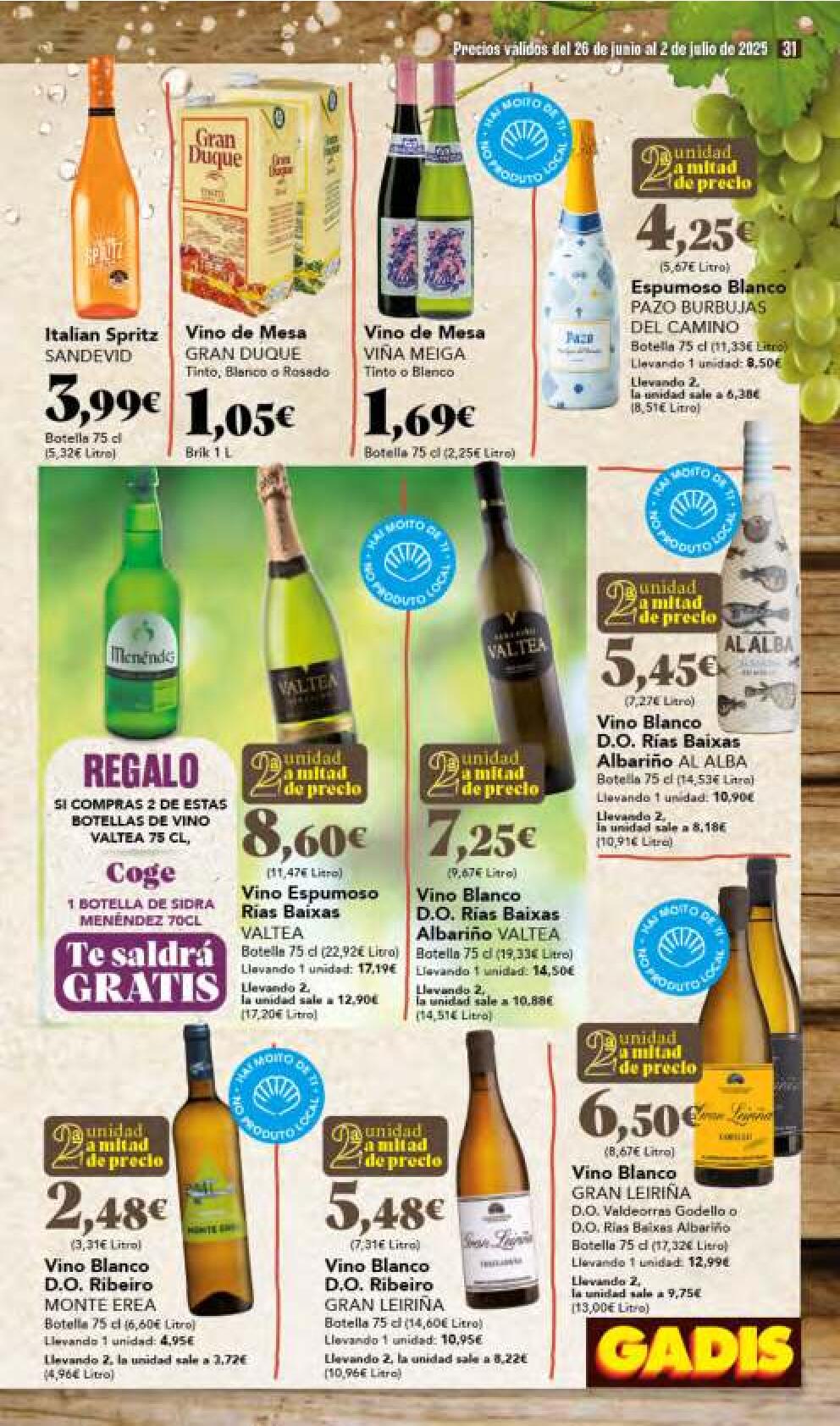 Segunda unidad a mitad de precio Gadis. Página 31