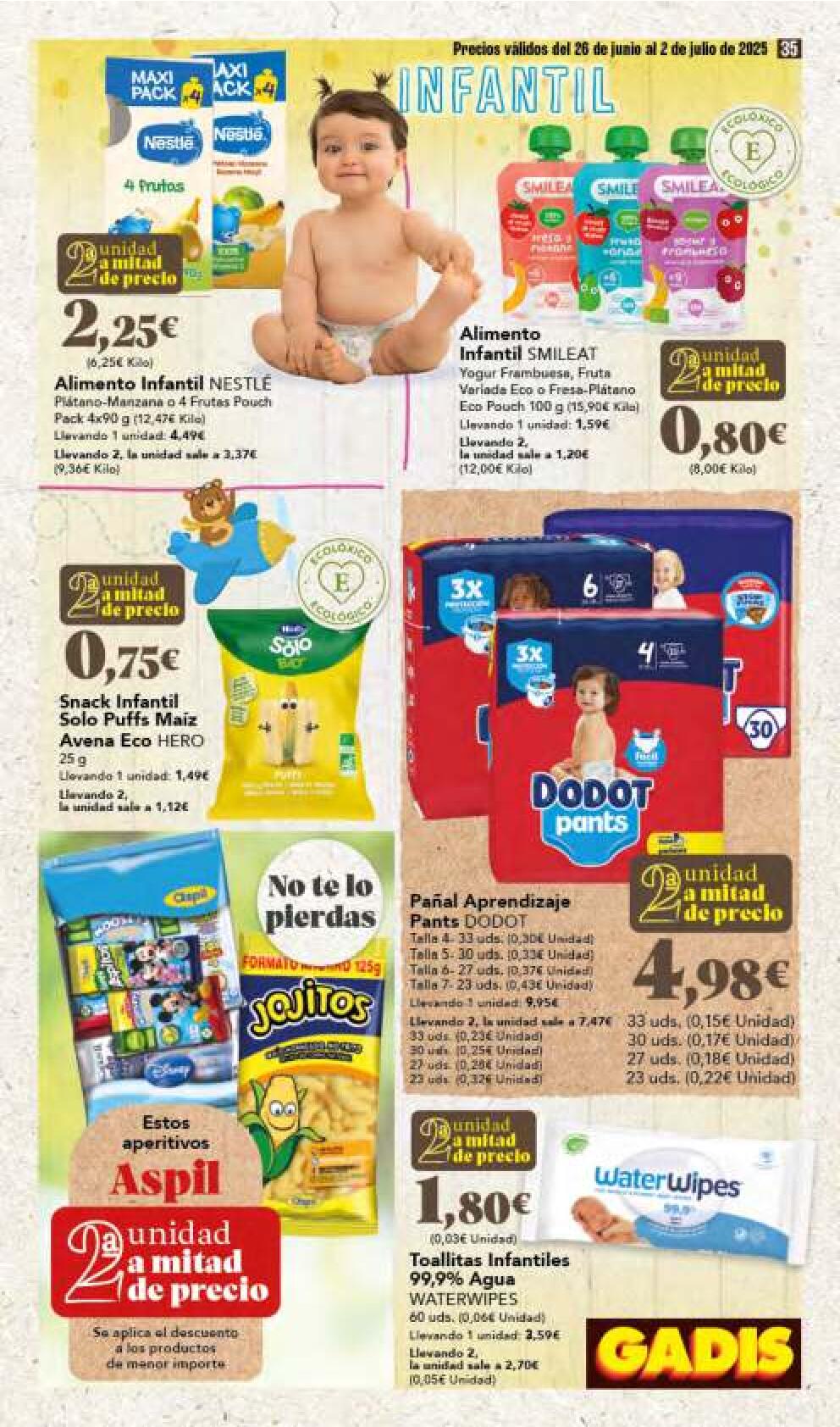 Segunda unidad a mitad de precio Gadis. Página 35