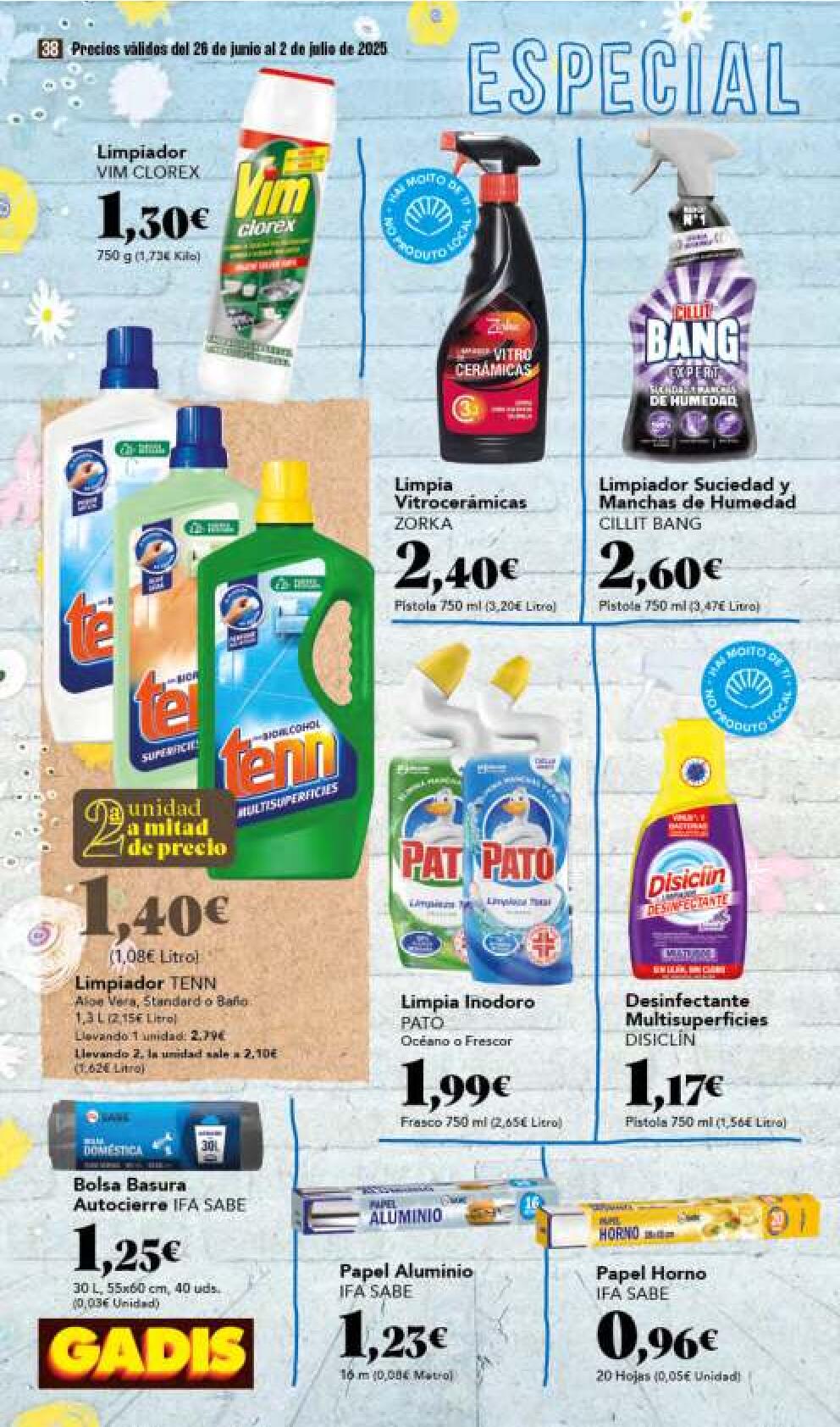 Segunda unidad a mitad de precio Gadis. Página 38