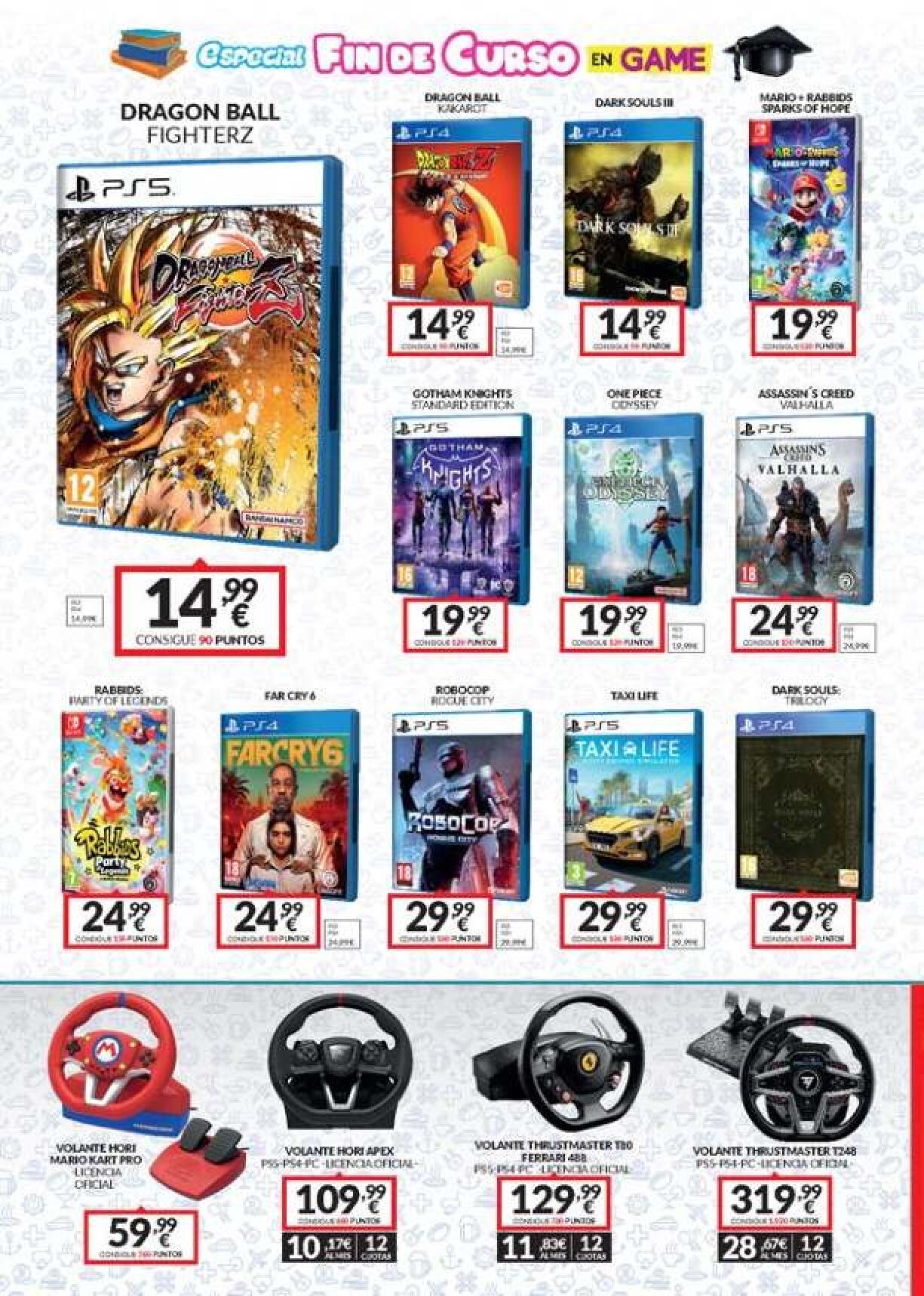 Ofertas de fin de curso Game. Página 02