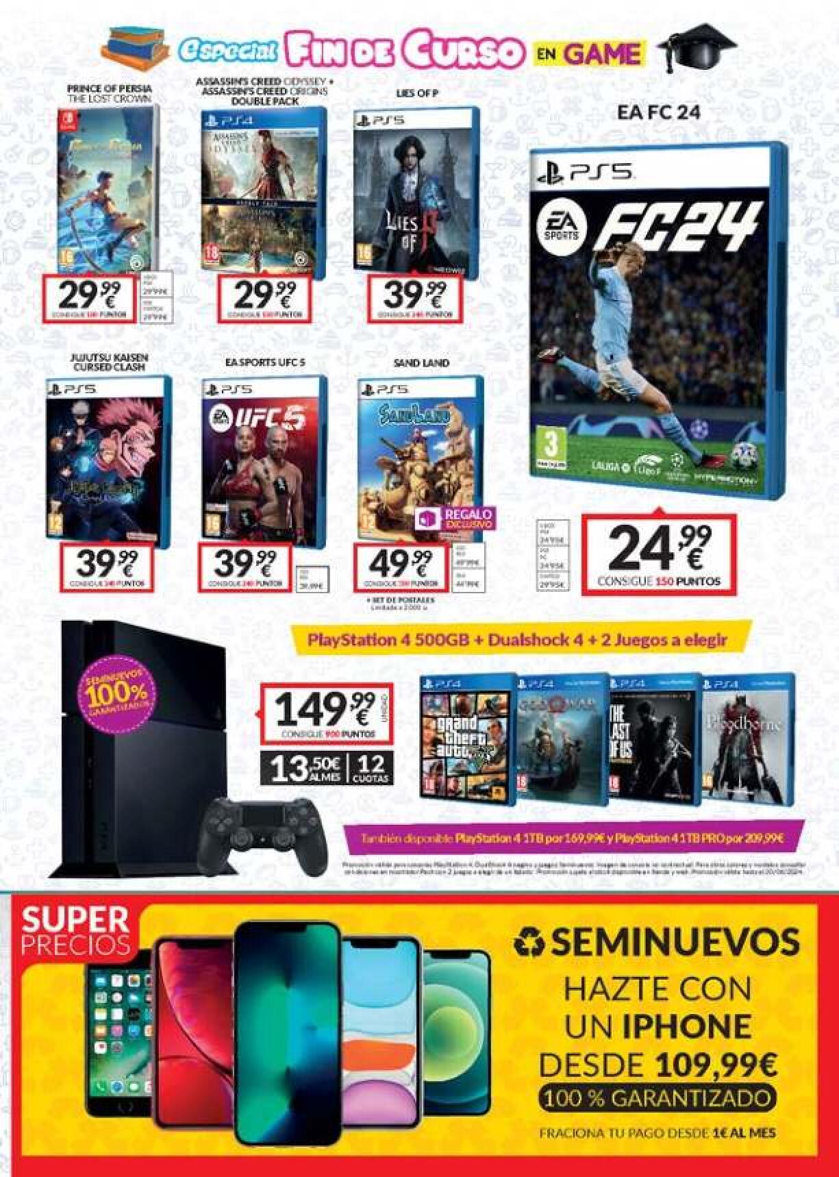 Ofertas de fin de curso Game. Página 03