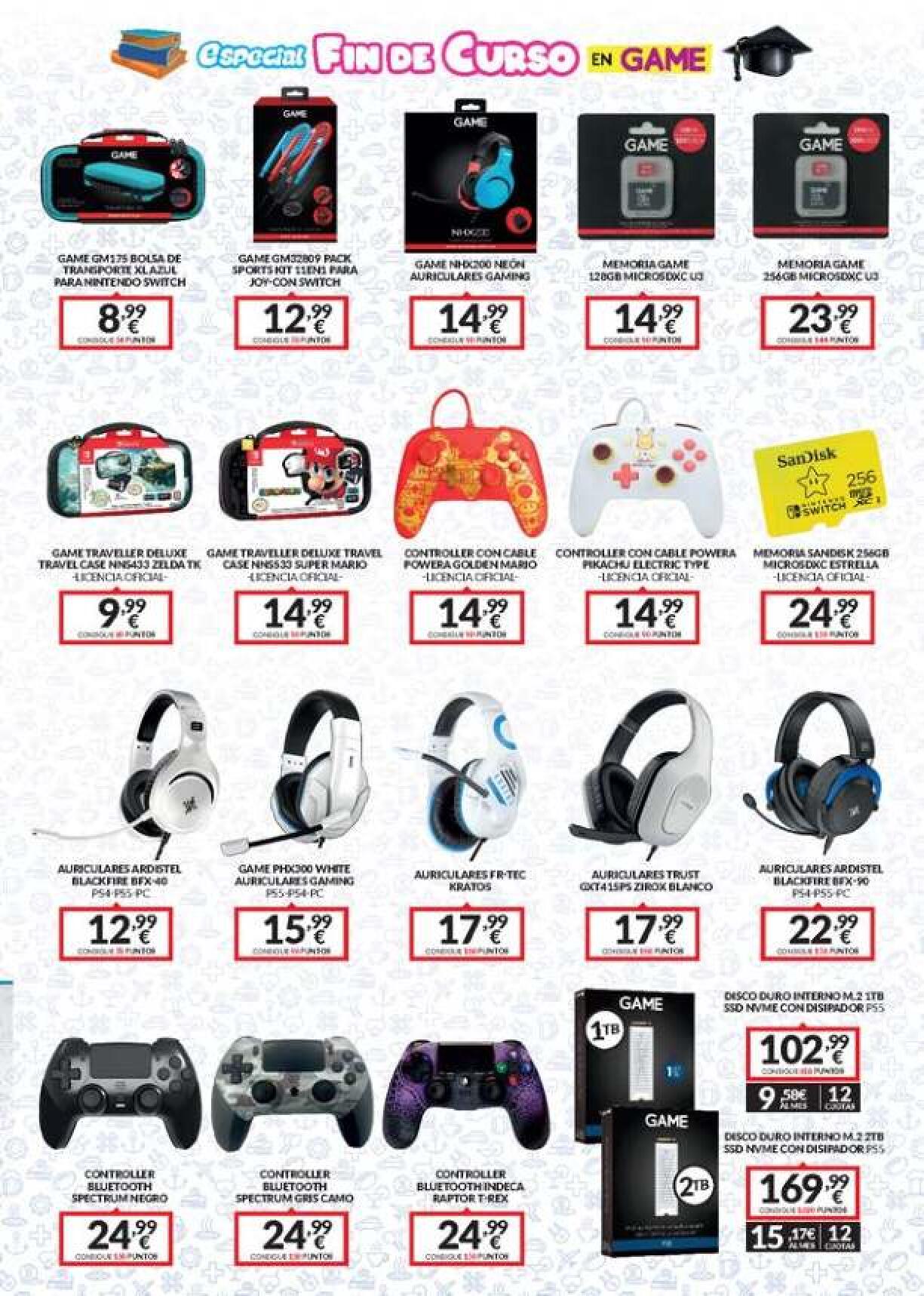 Ofertas de fin de curso Game. Página 05