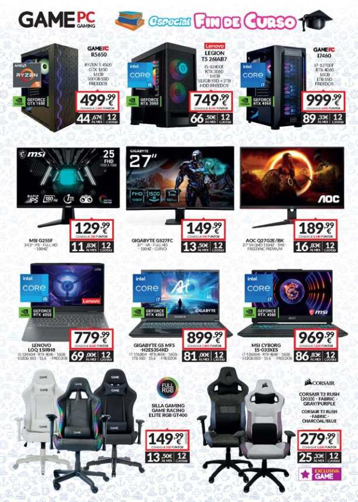 Ofertas de fin de curso Game. Página 06
