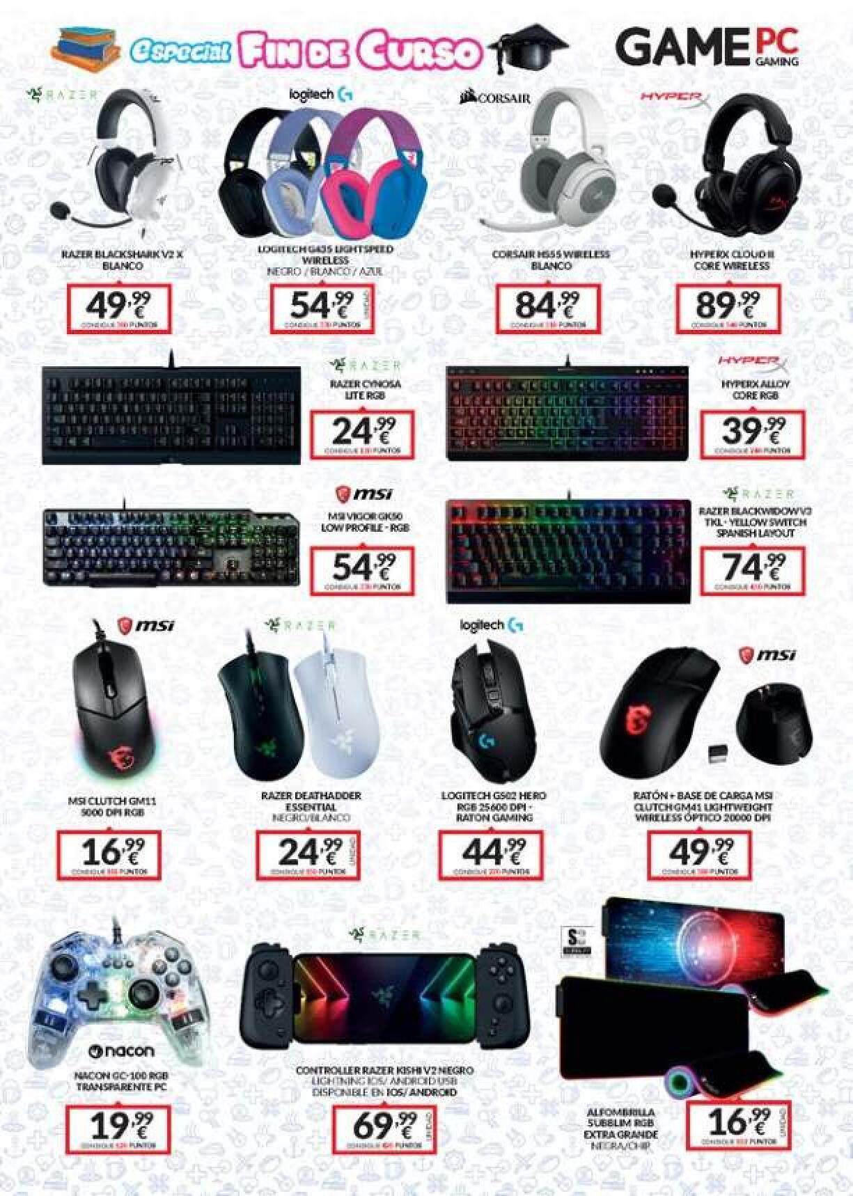 Ofertas de fin de curso Game. Página 07