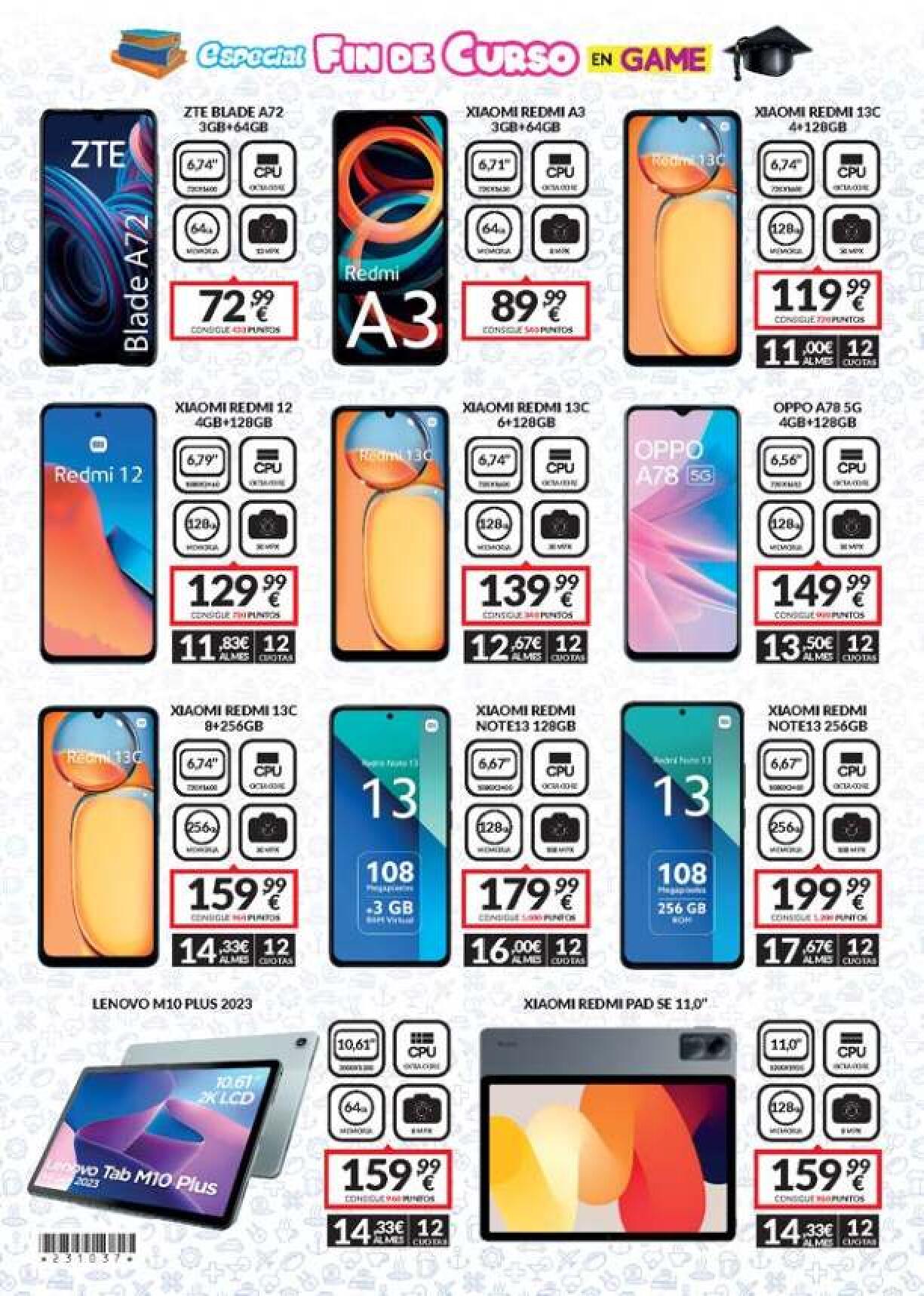 Ofertas de fin de curso Game. Página 08
