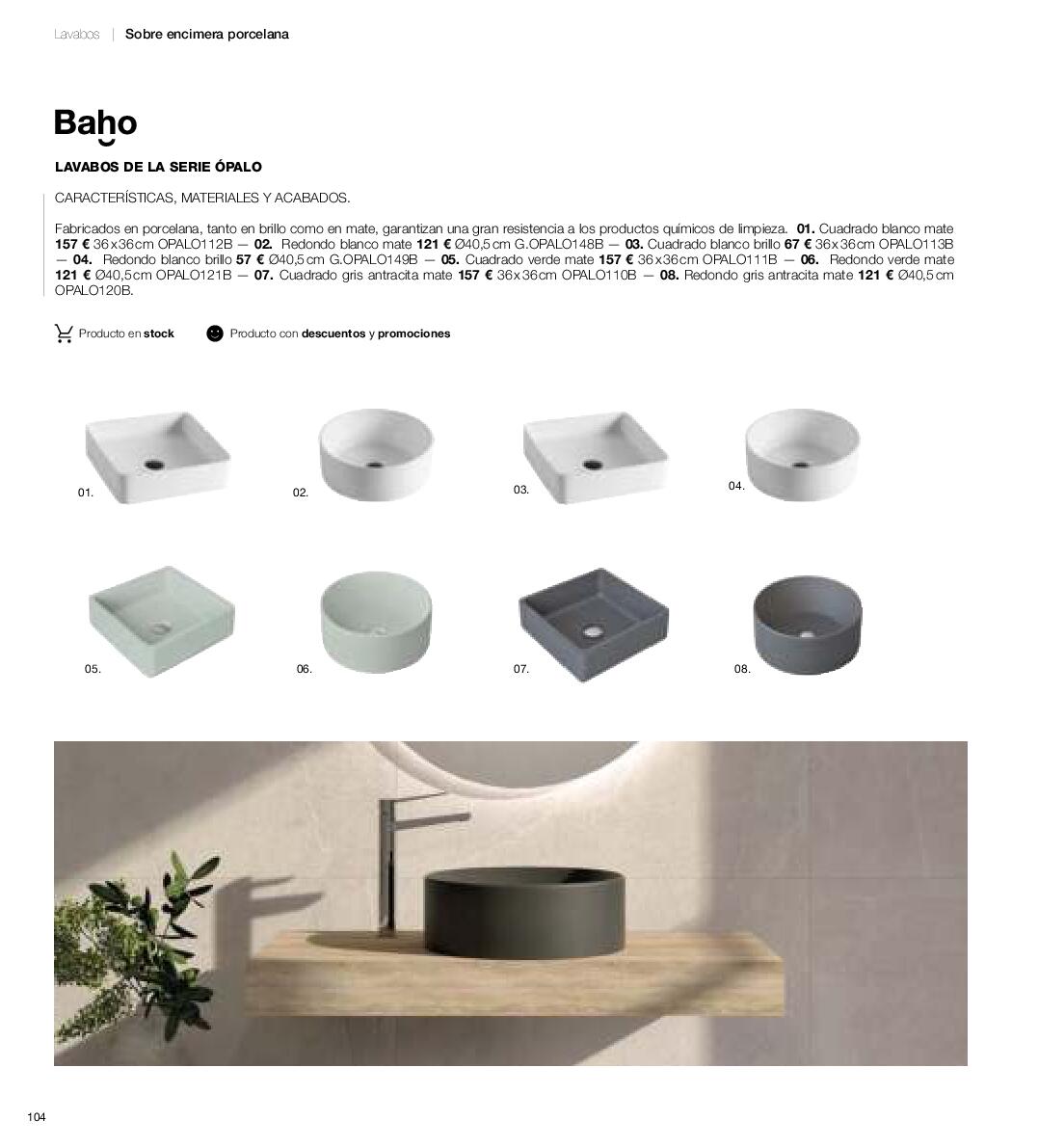 Catálogo de baños 2025 Gamma. Página 104