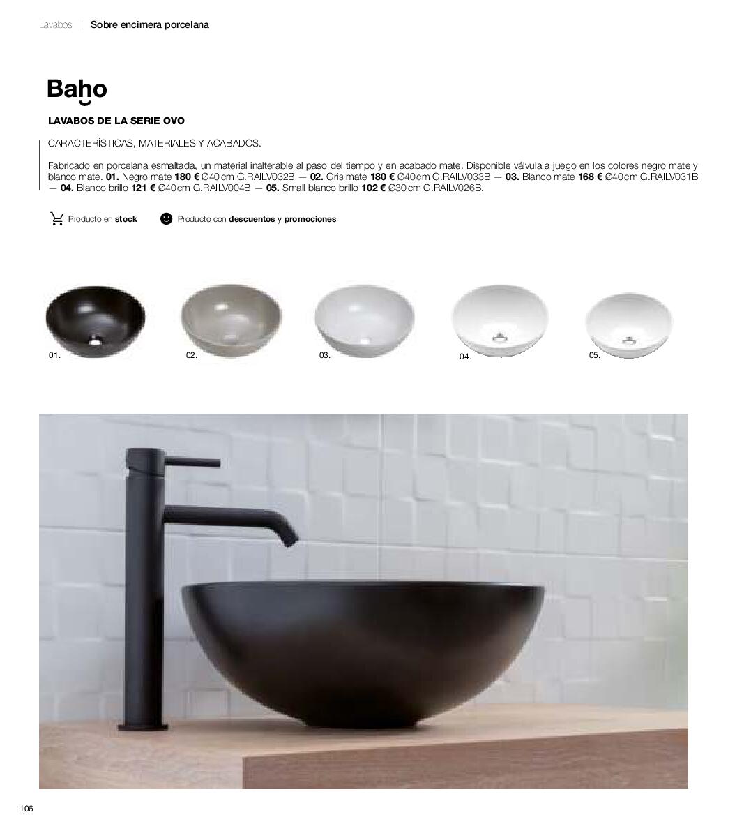 Catálogo de baños 2025 Gamma. Página 106
