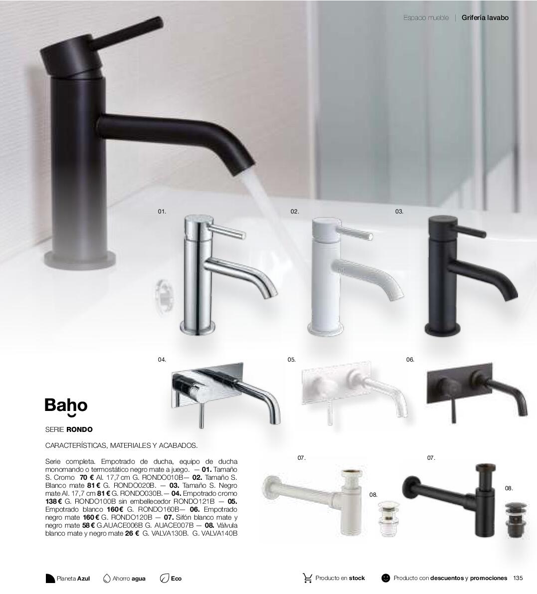 Catálogo de baños 2025 Gamma. Página 135