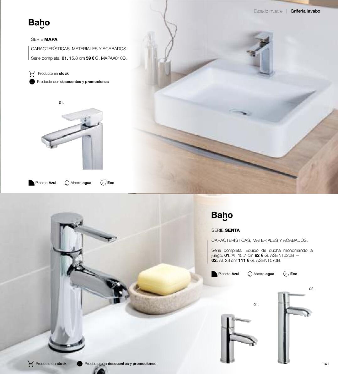 Catálogo de baños 2025 Gamma. Página 141