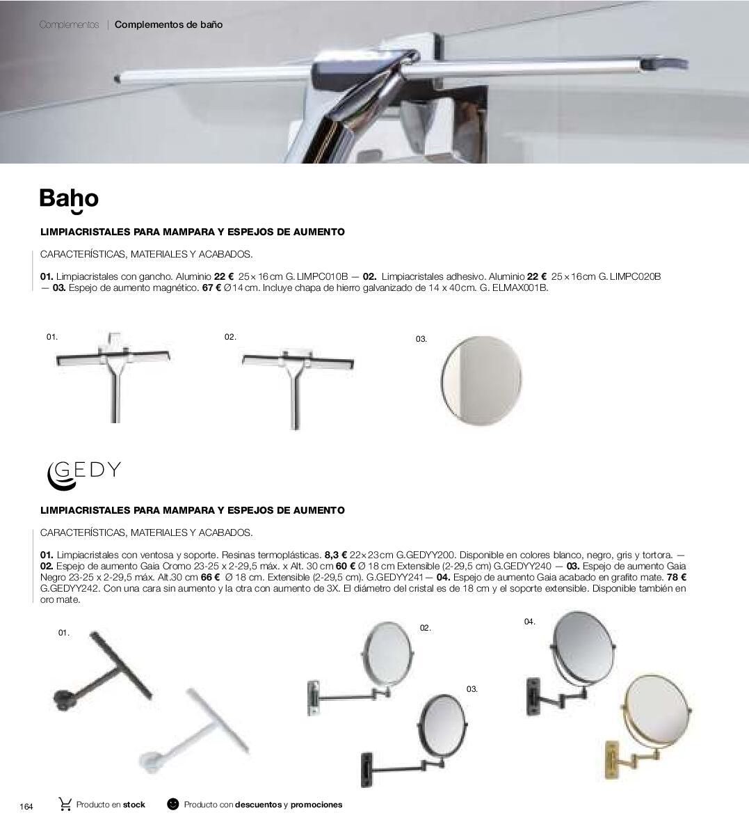Catálogo de baños 2025 Gamma. Página 164