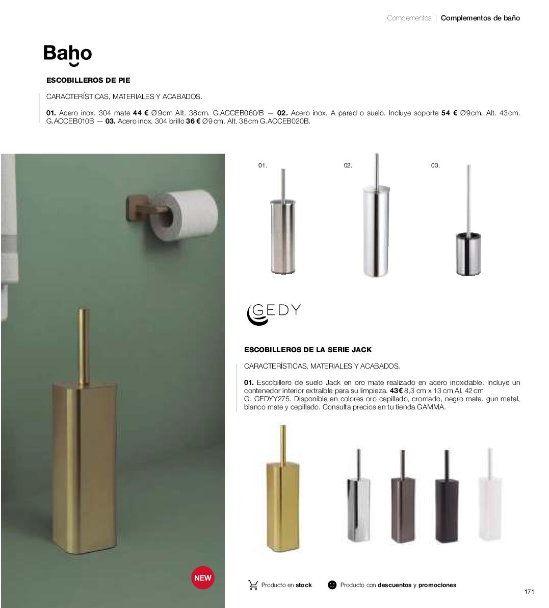 Catálogo de baños 2025 Gamma. Página 171