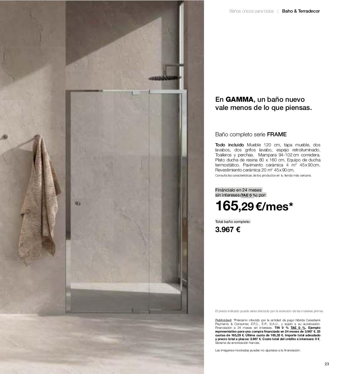 Catálogo de baños 2025 Gamma. Página 23