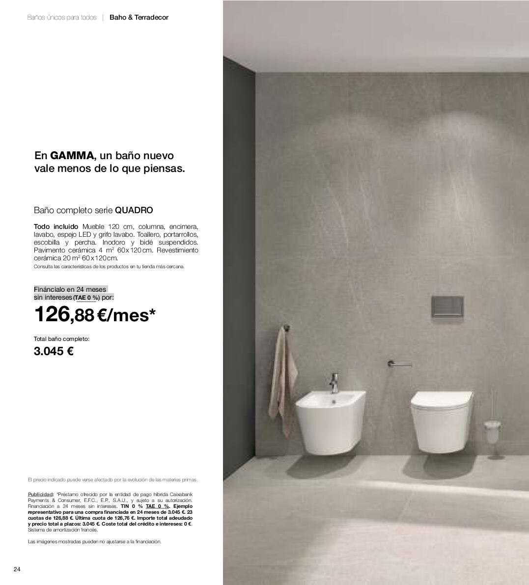 Catálogo de baños 2025 Gamma. Página 24