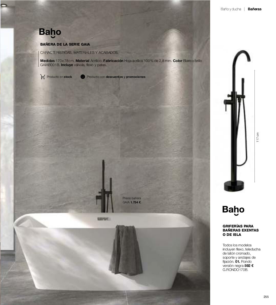 Catálogo de baños 2025 Gamma. Página 255