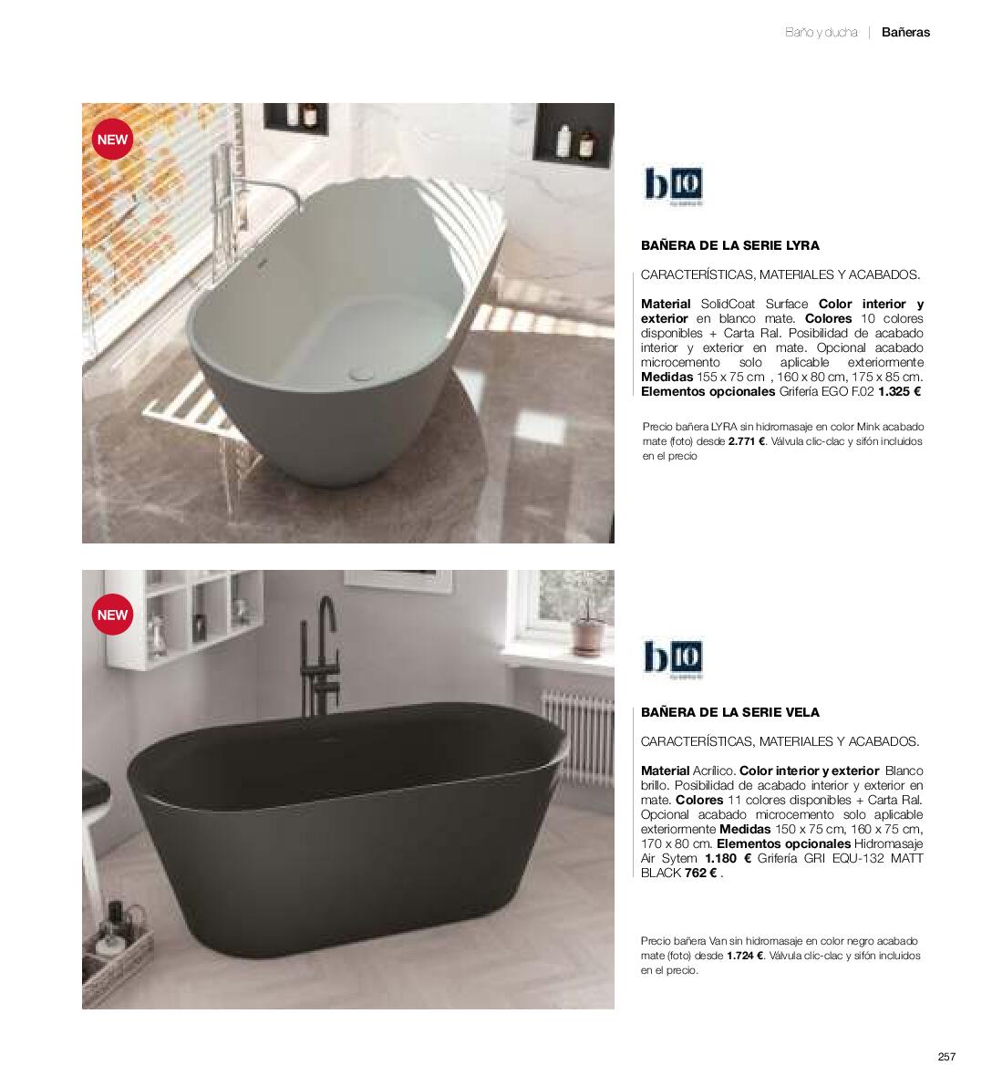 Catálogo de baños 2025 Gamma. Página 257