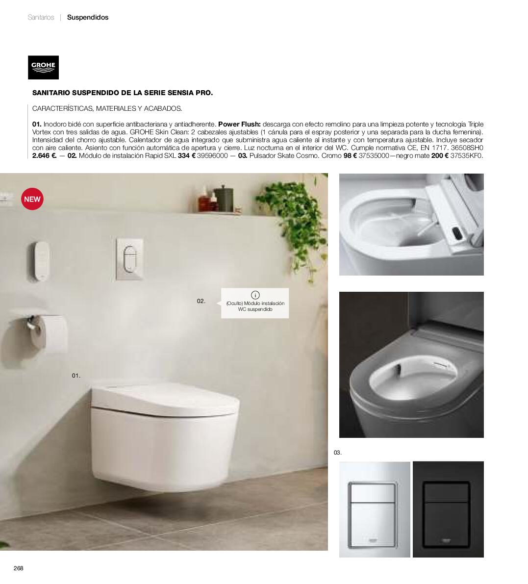 Catálogo de baños 2025 Gamma. Página 268