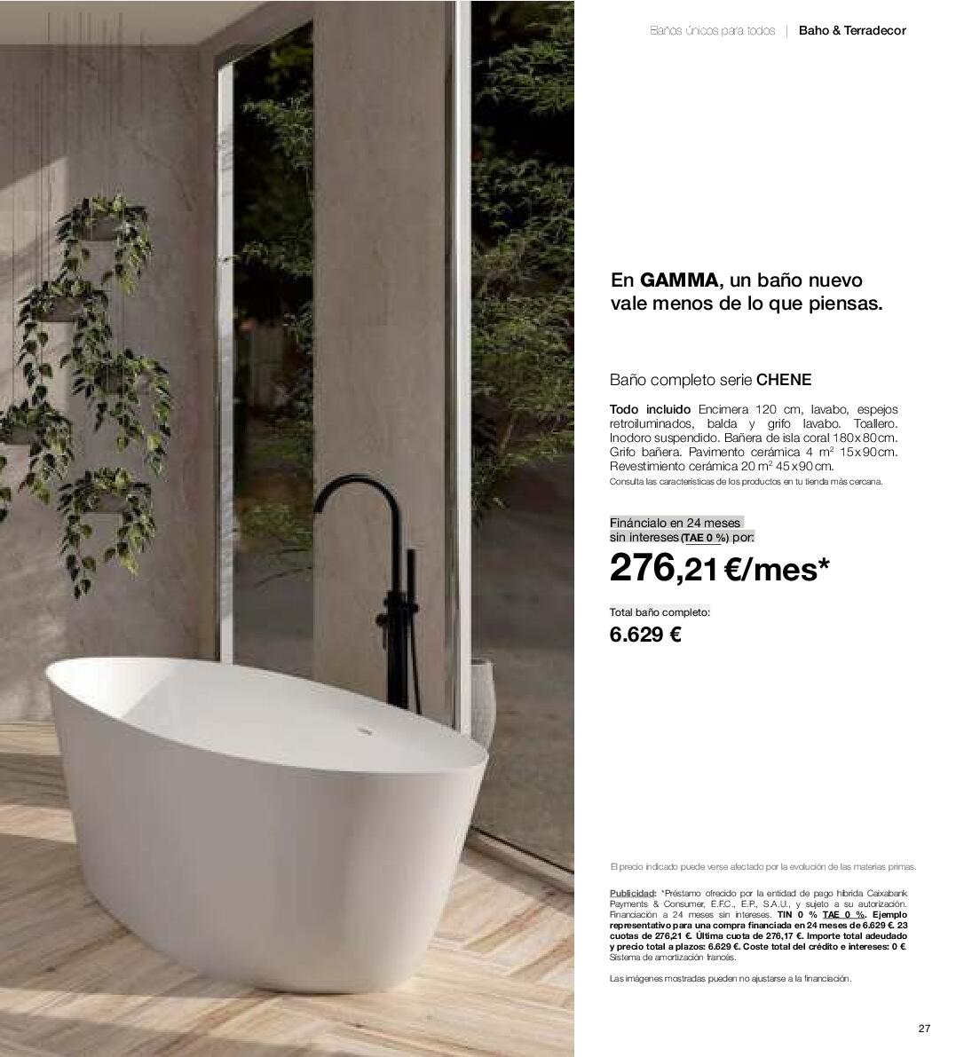 Catálogo de baños 2025 Gamma. Página 27