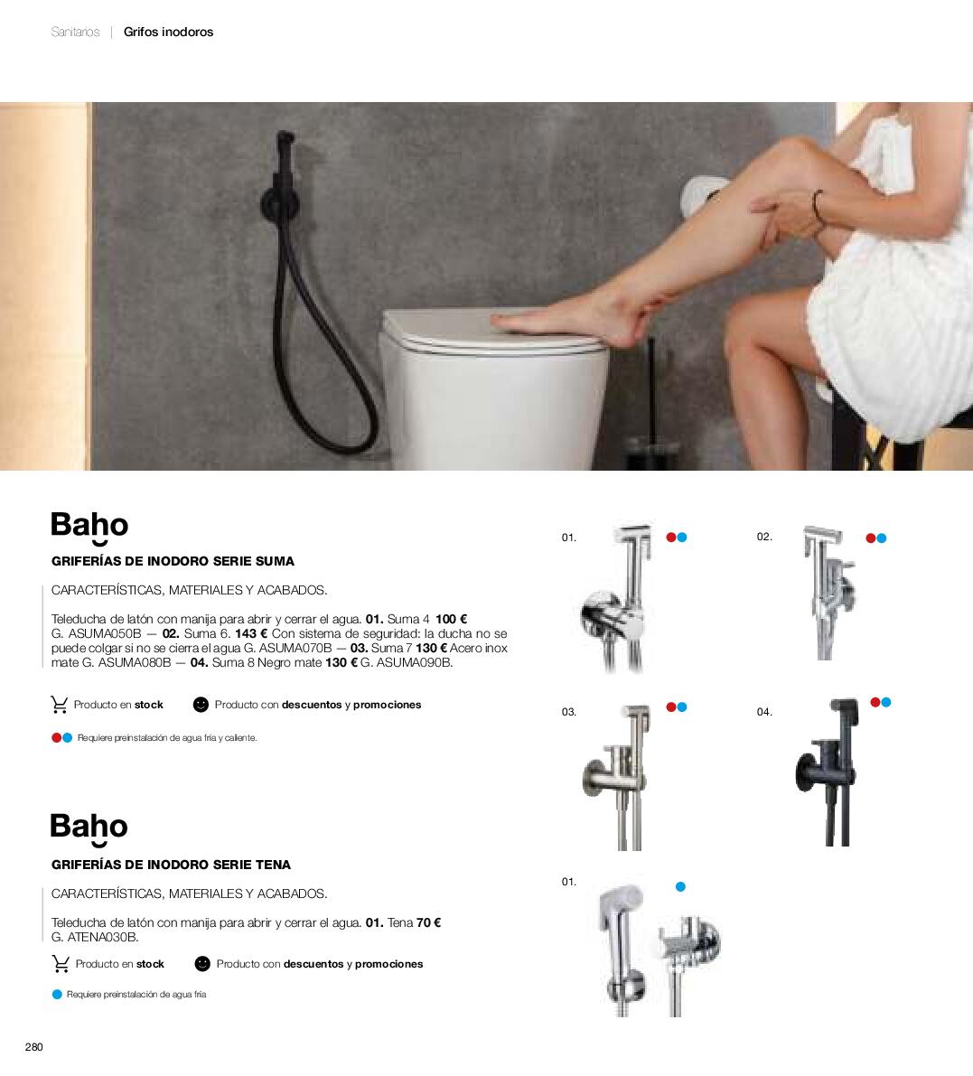 Catálogo de baños 2025 Gamma. Página 280